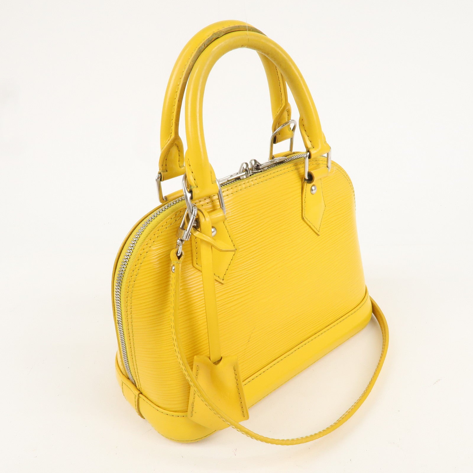 Louis Vuitton Epi Alma BB Hand Bag Citron M40866