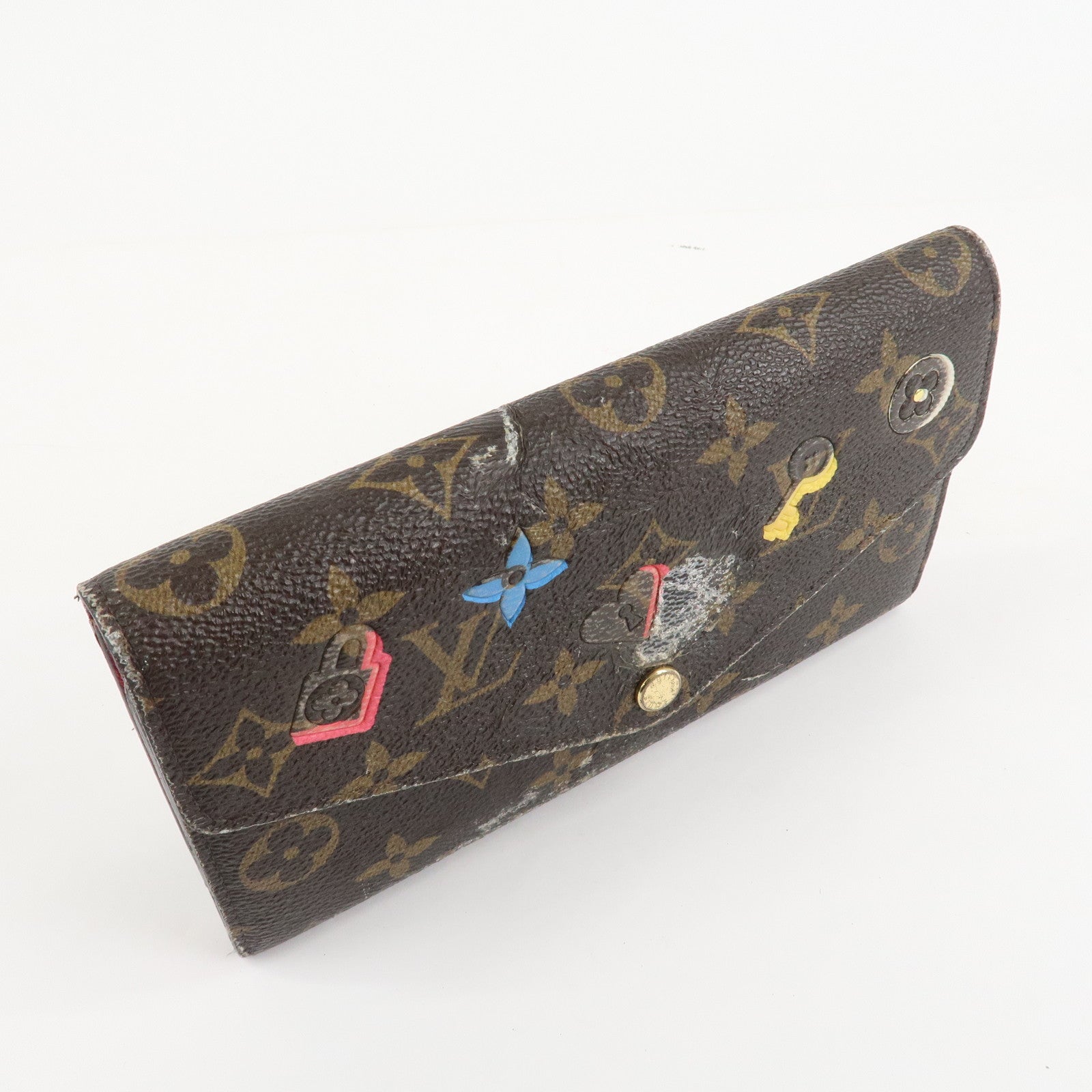 Louis Vuitton Monogram Lovelock Portefeuille Sarah Wallet M64117 Used