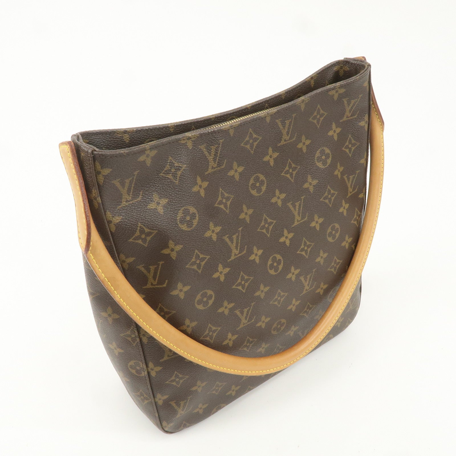 Louis Vuitton Monogram Looping GM Shoulder Bag Brown M51145