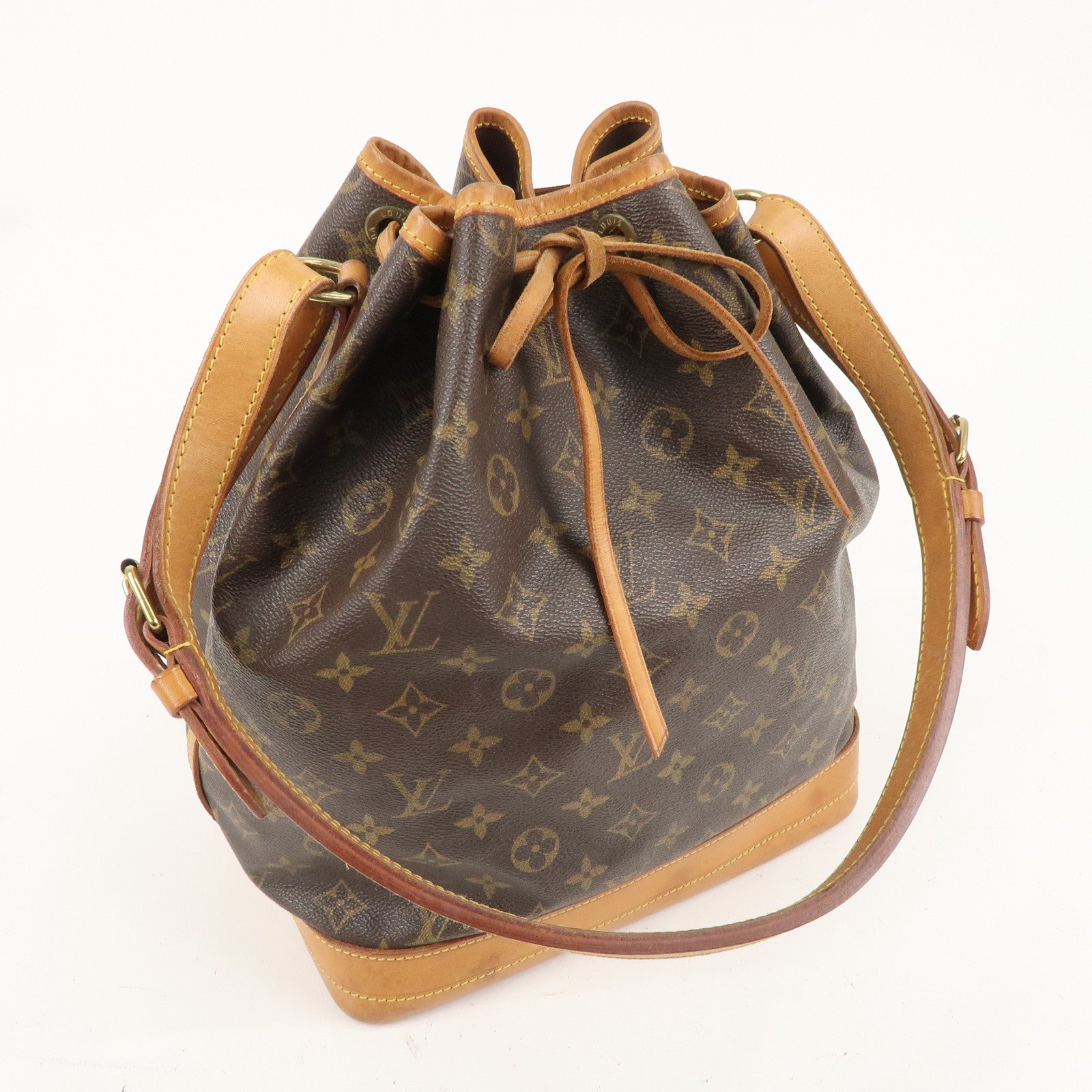 Louis Vuitton Monogram Noe Shoulder Bag Hand Bag Brown M42224