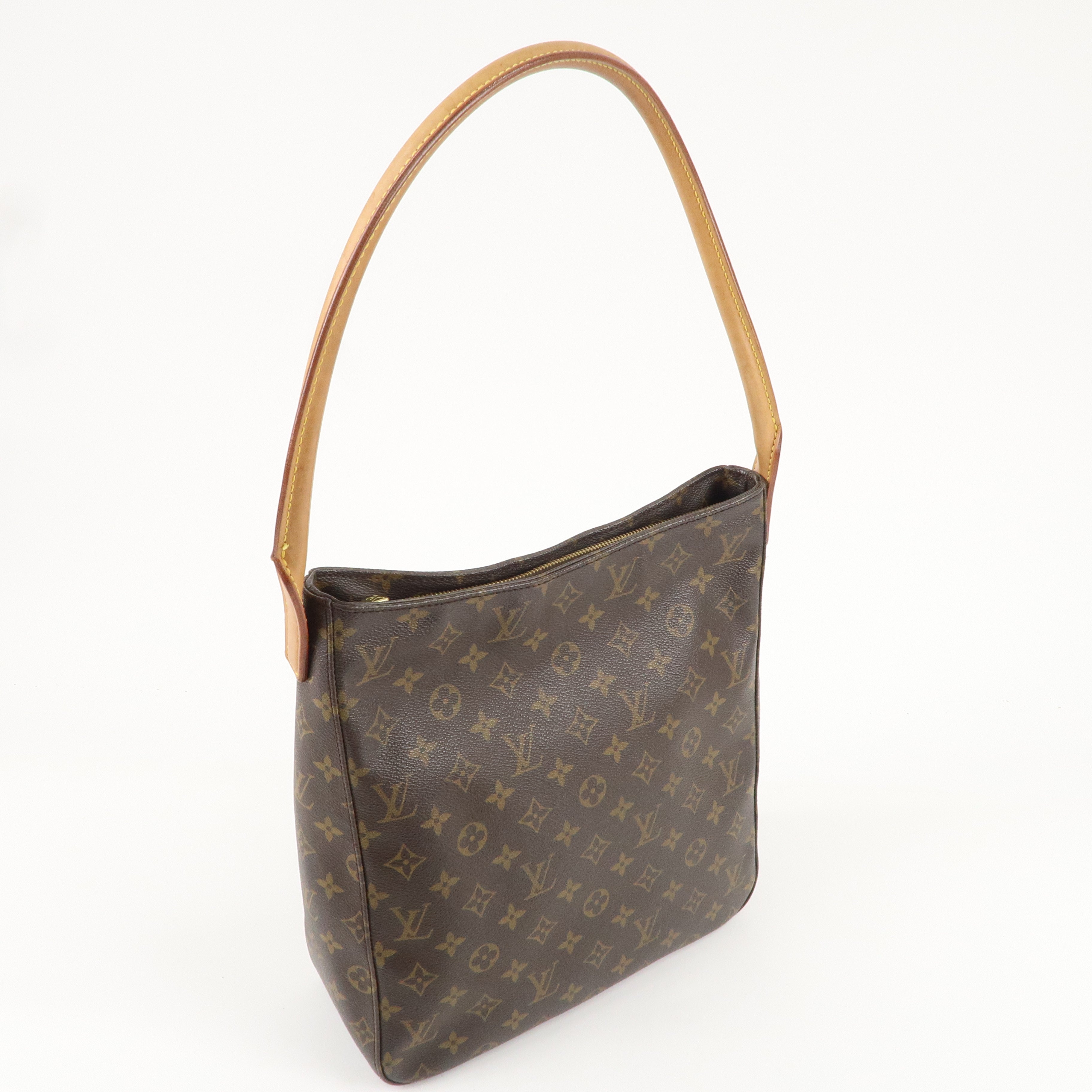 Louis Vuitton Monogram Looping GM Shoulder Bag Brown M51145