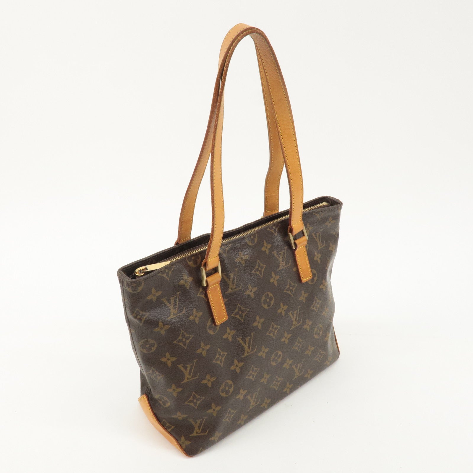 Louis Vuitton Monogram Cabas Piano Tote Bag Hand Bag M51148