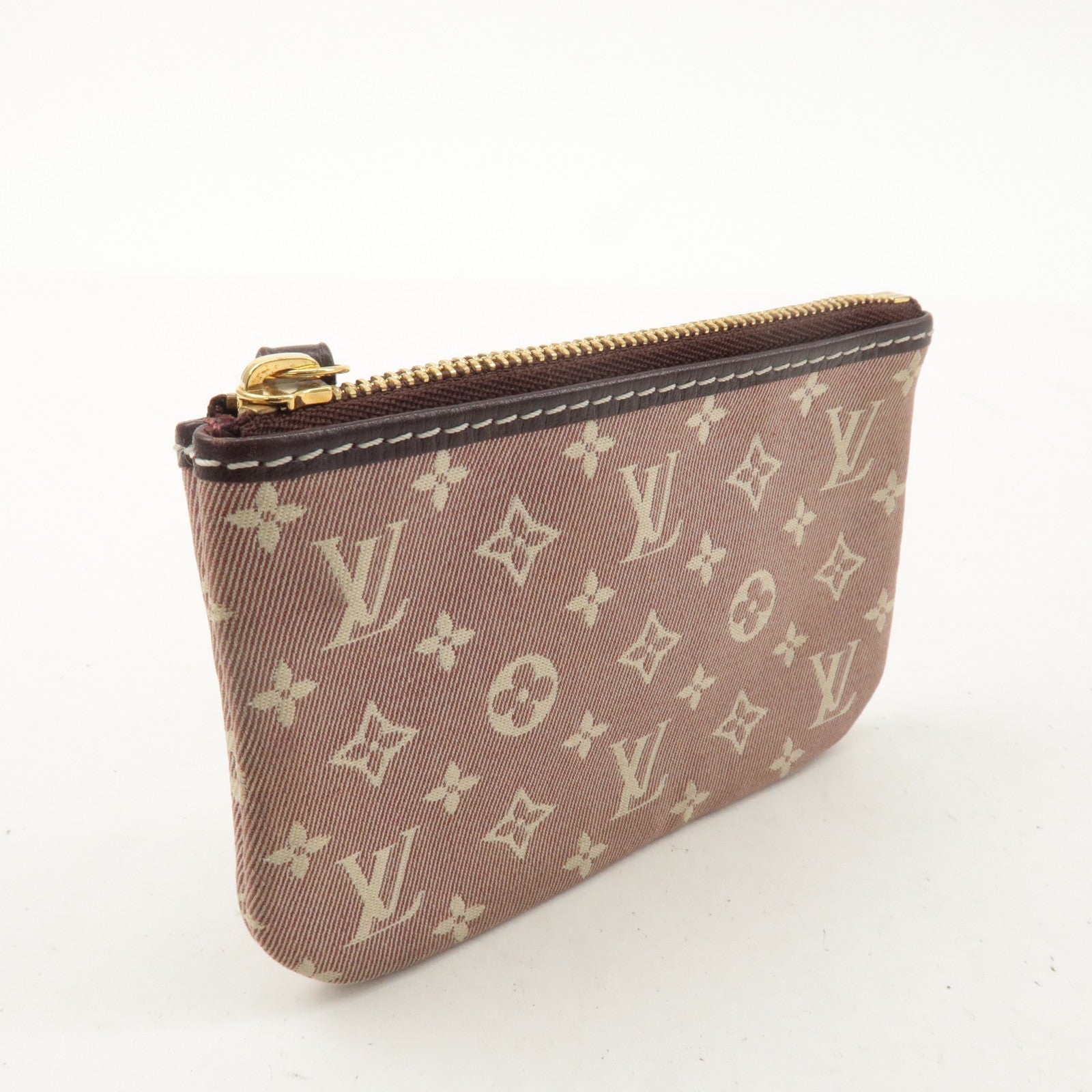 Louis Vuitton Monogram Idylle Pochette Cles Coin Case Sepia M62996