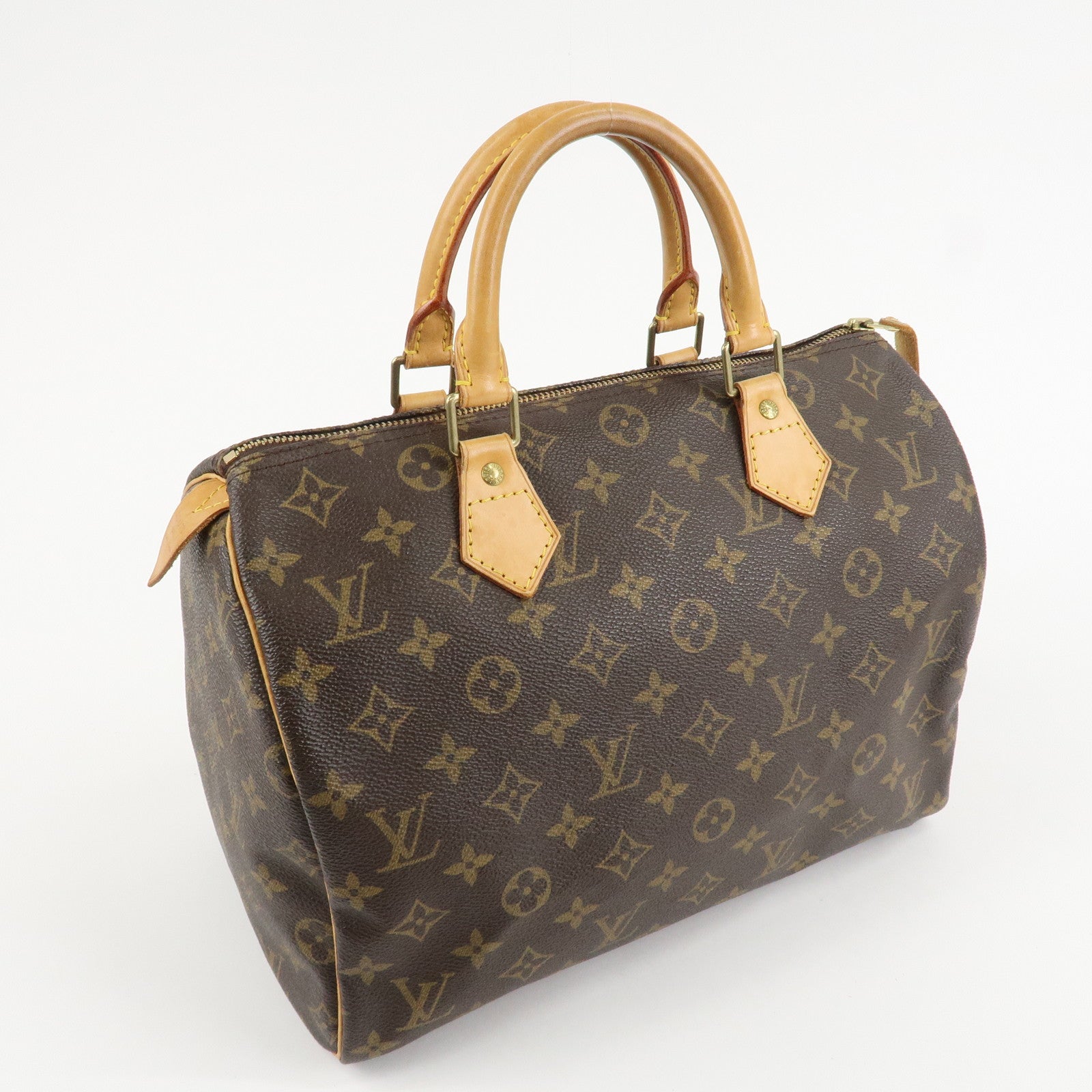 Louis Vuitton Monogram Speedy 30 Hand Bag Boston Bag M41526 Used