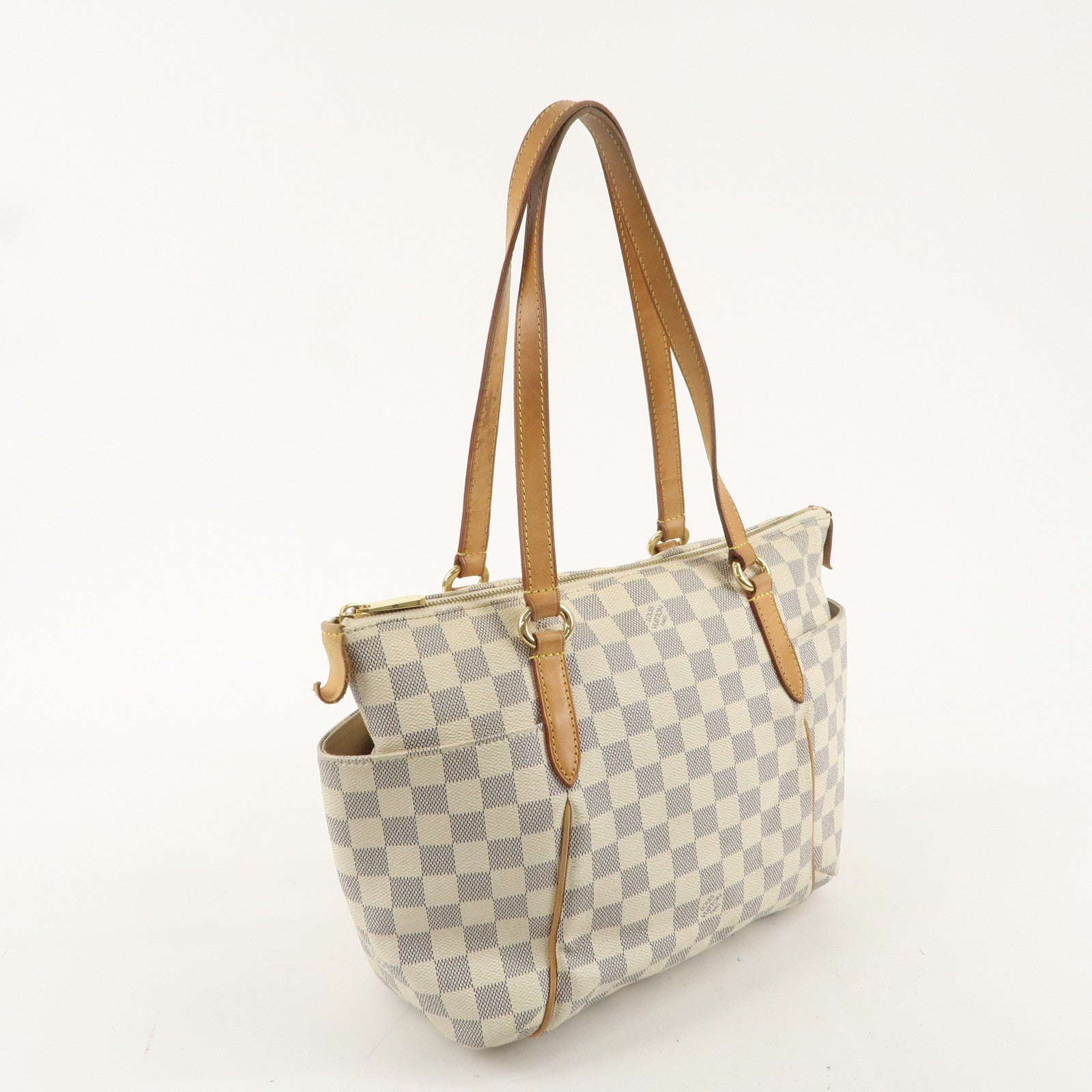 Louis Vuitton Damier Azur Totally MM Tote Bag Shoulder Bag N51261