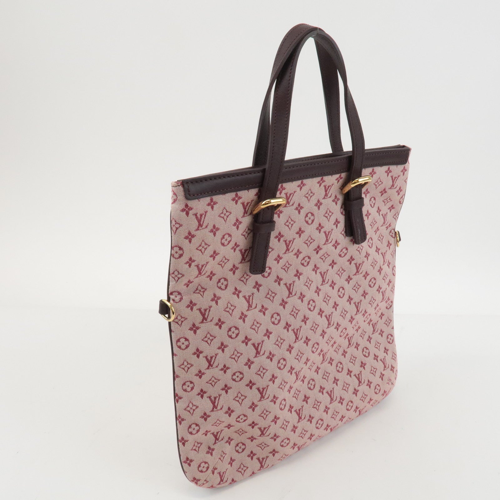 Louis Vuitton Monogram Mini Francoise 2Way Hand Bag Cerise M92210