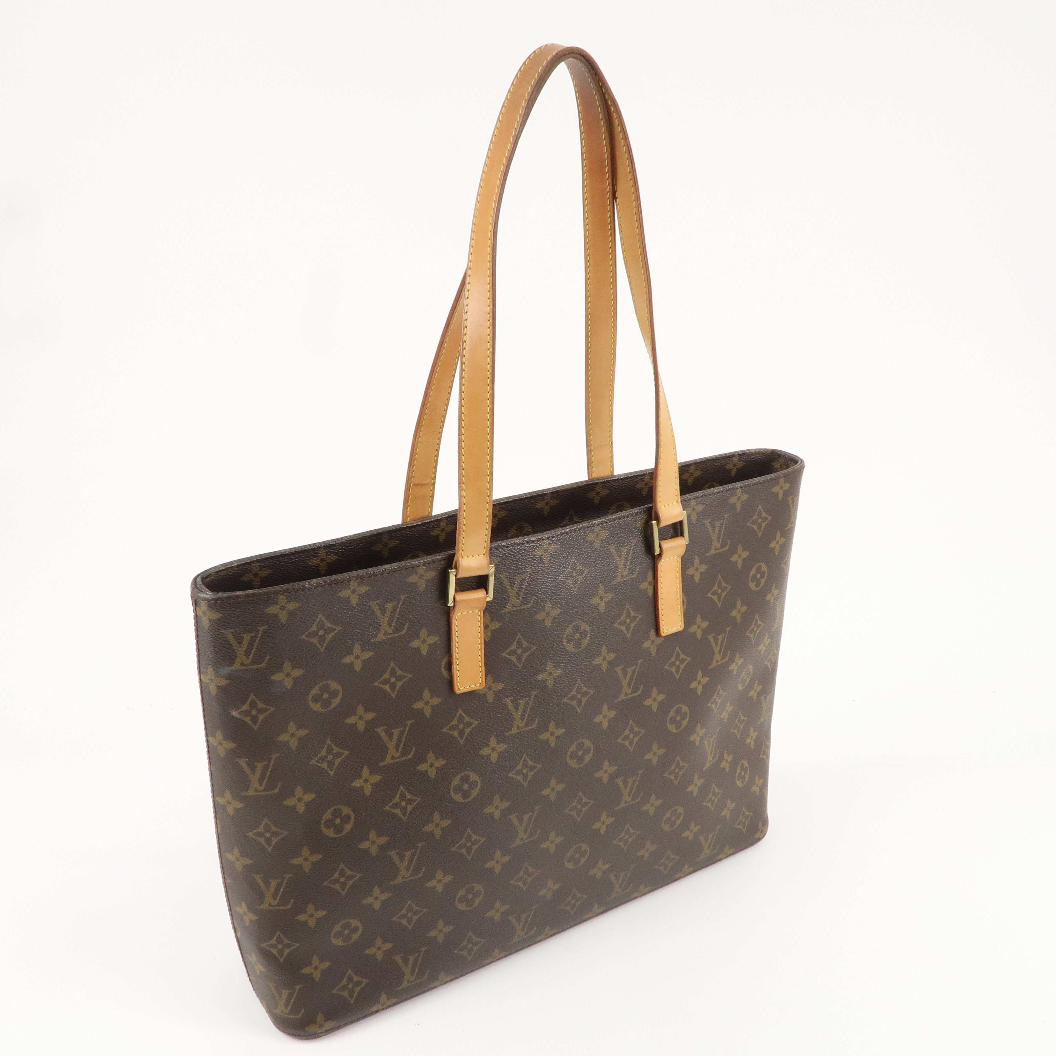 Louis Vuitton Monogram Luco Tote Bag Hand Bag Brown M51155