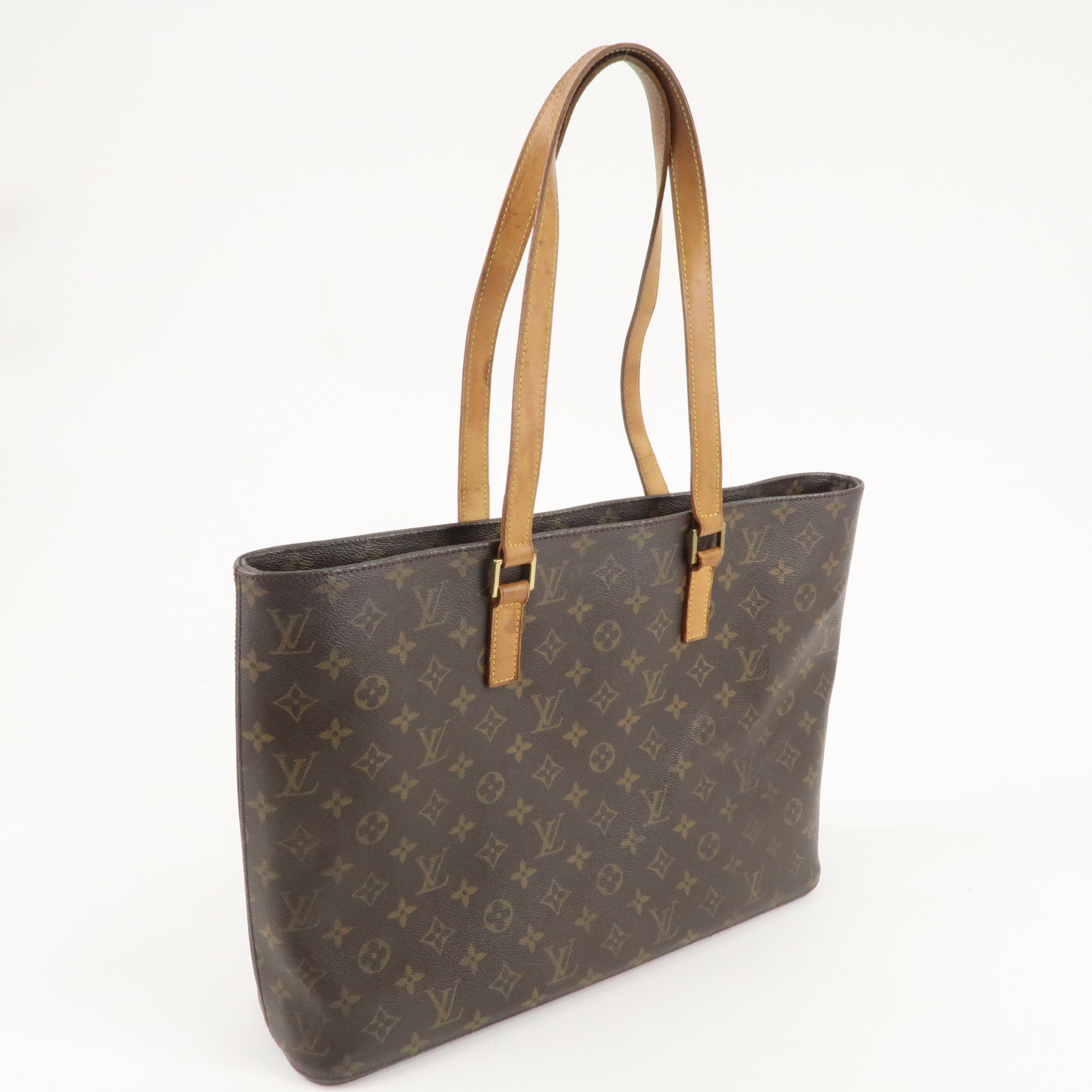 Louis Vuitton Monogram Luco Tote Bag Hand Bag Brown M51155