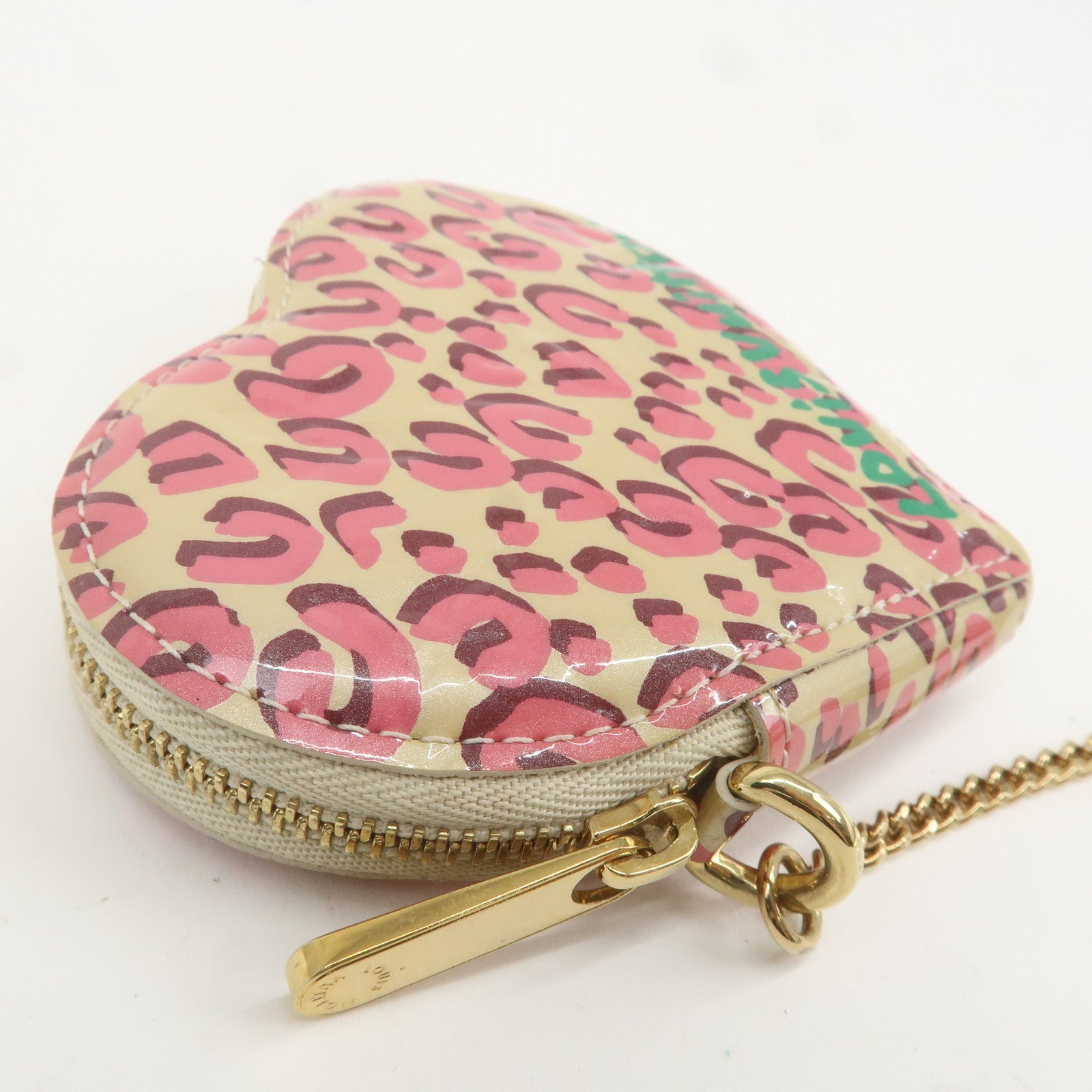 Louis Vuitton Monogram Vernis Porte Monnaie Coeur Coin Case M91473