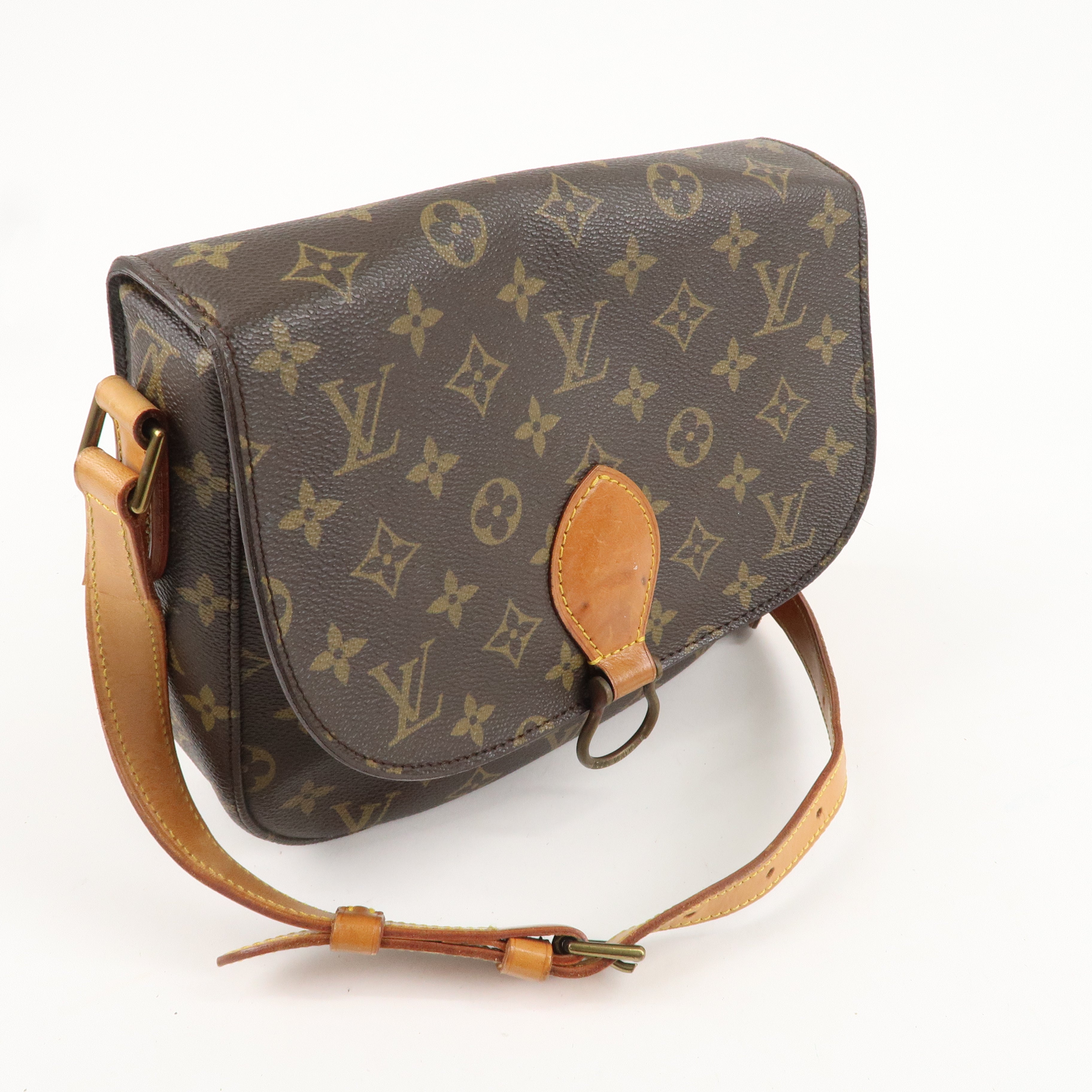 Louis Vuitton Monogram Saint Cloud GM Shoulder Bag Brown M51242