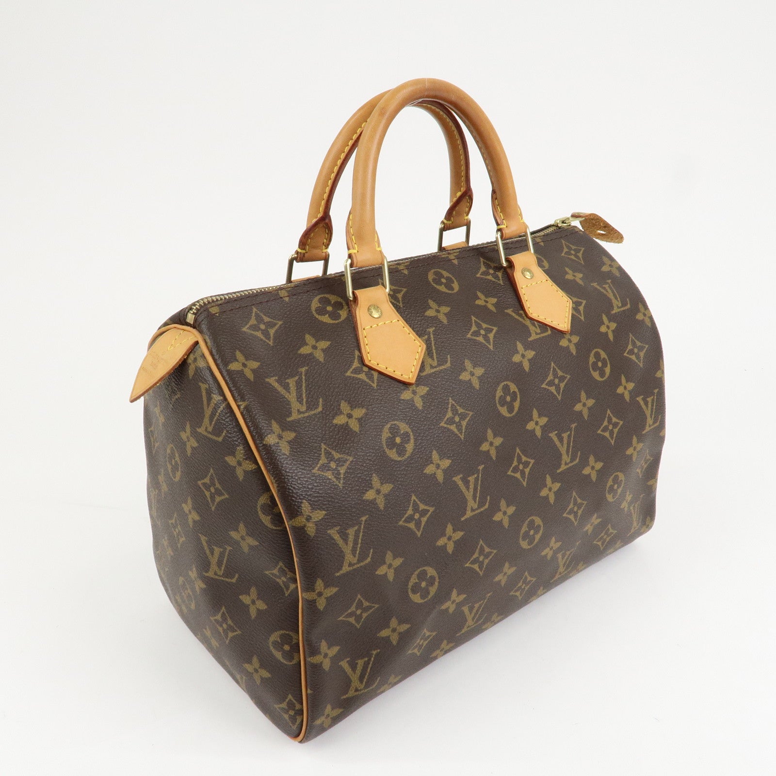 Louis Vuitton Monogram Speedy 30 Hand Bag Boston Bag M41526 Used