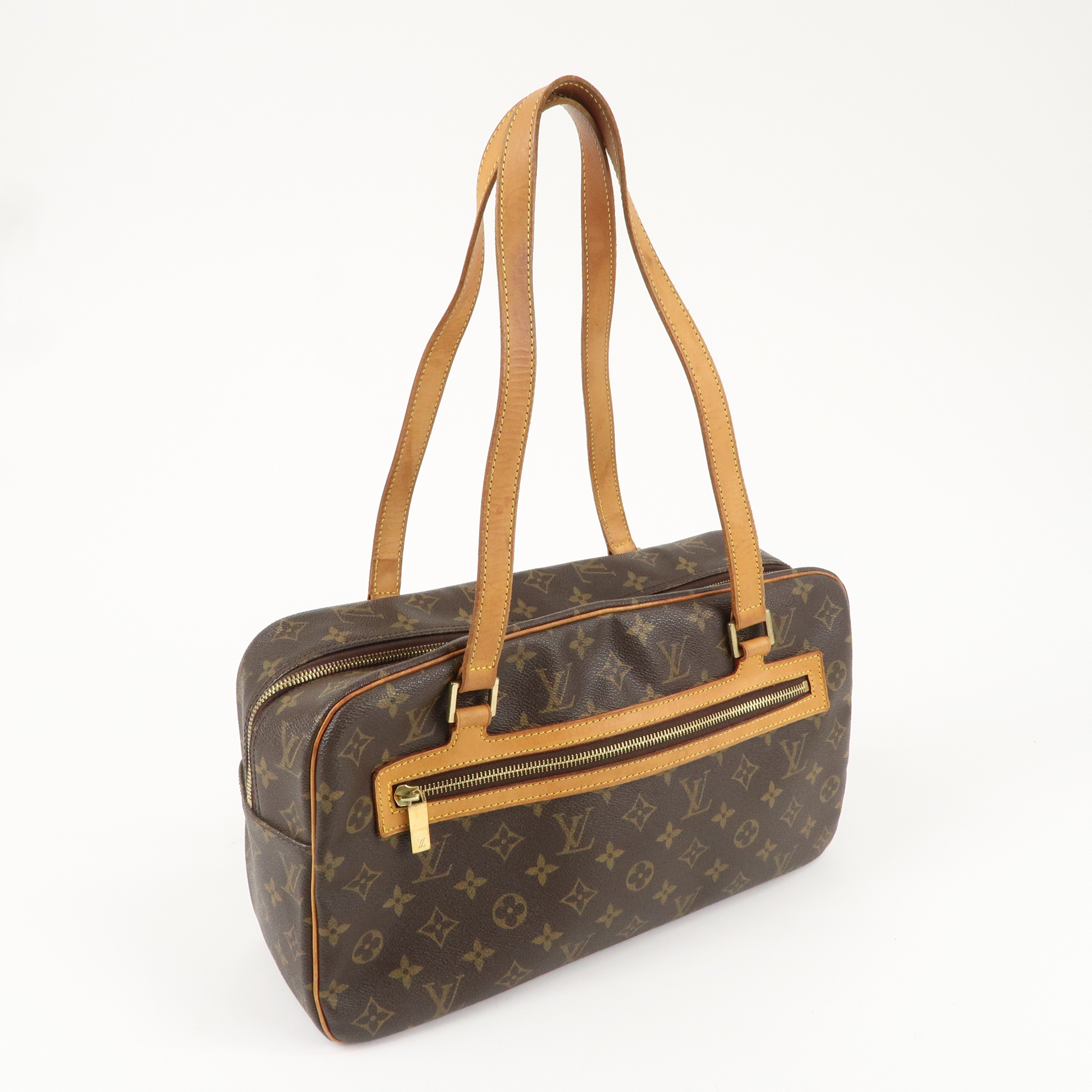 Louis Vuitton Monogram Cite GM Boston Hand Bag Brown M51181