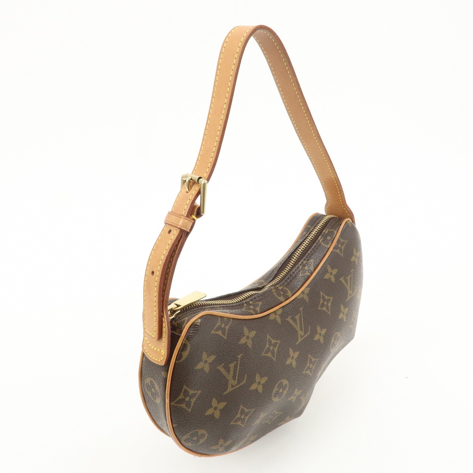 Louis Vuitton Monogram Pochette Croissant Shoulder Bag M51510 Used