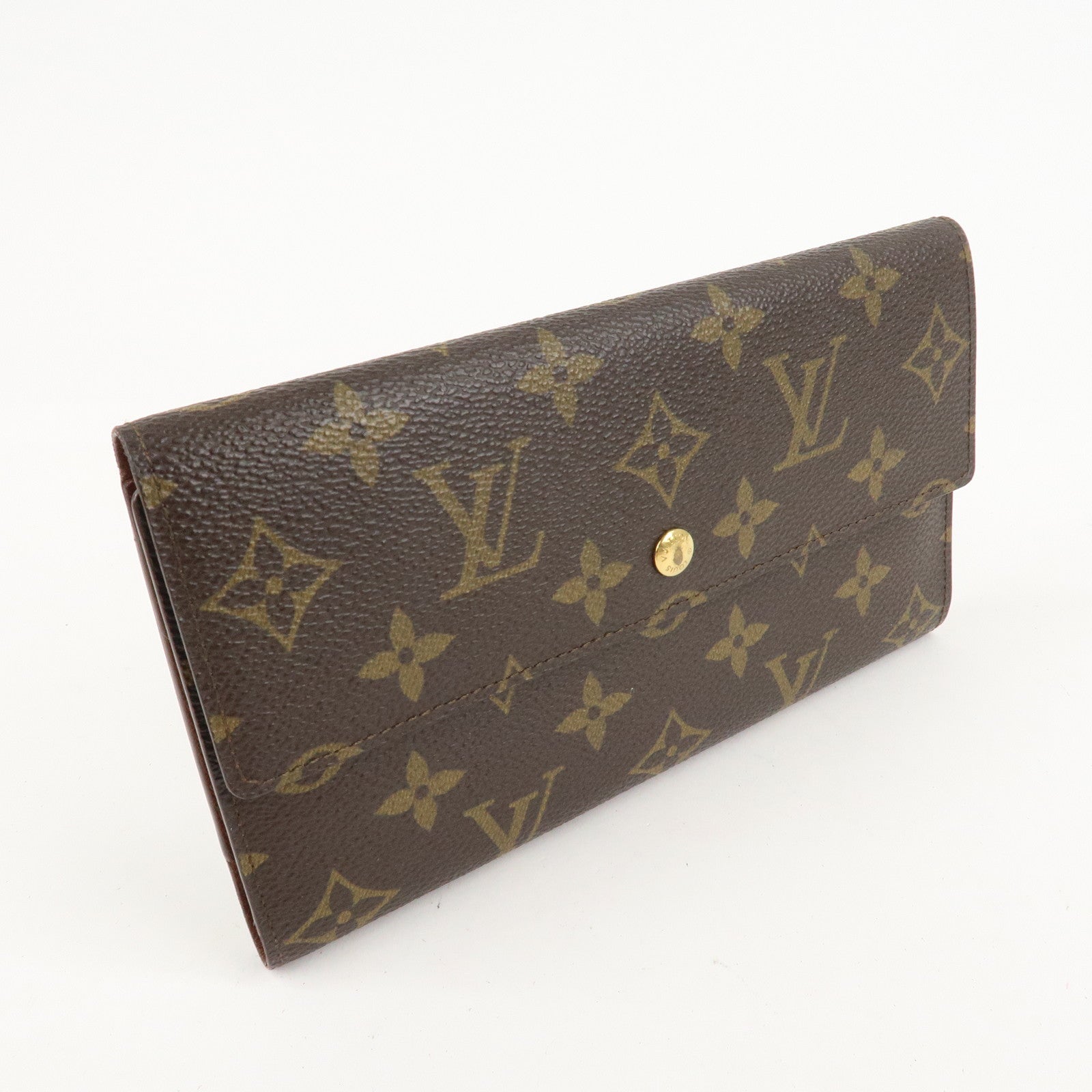 Louis Vuitton Monogram Porte Tresor International Wallet M61215