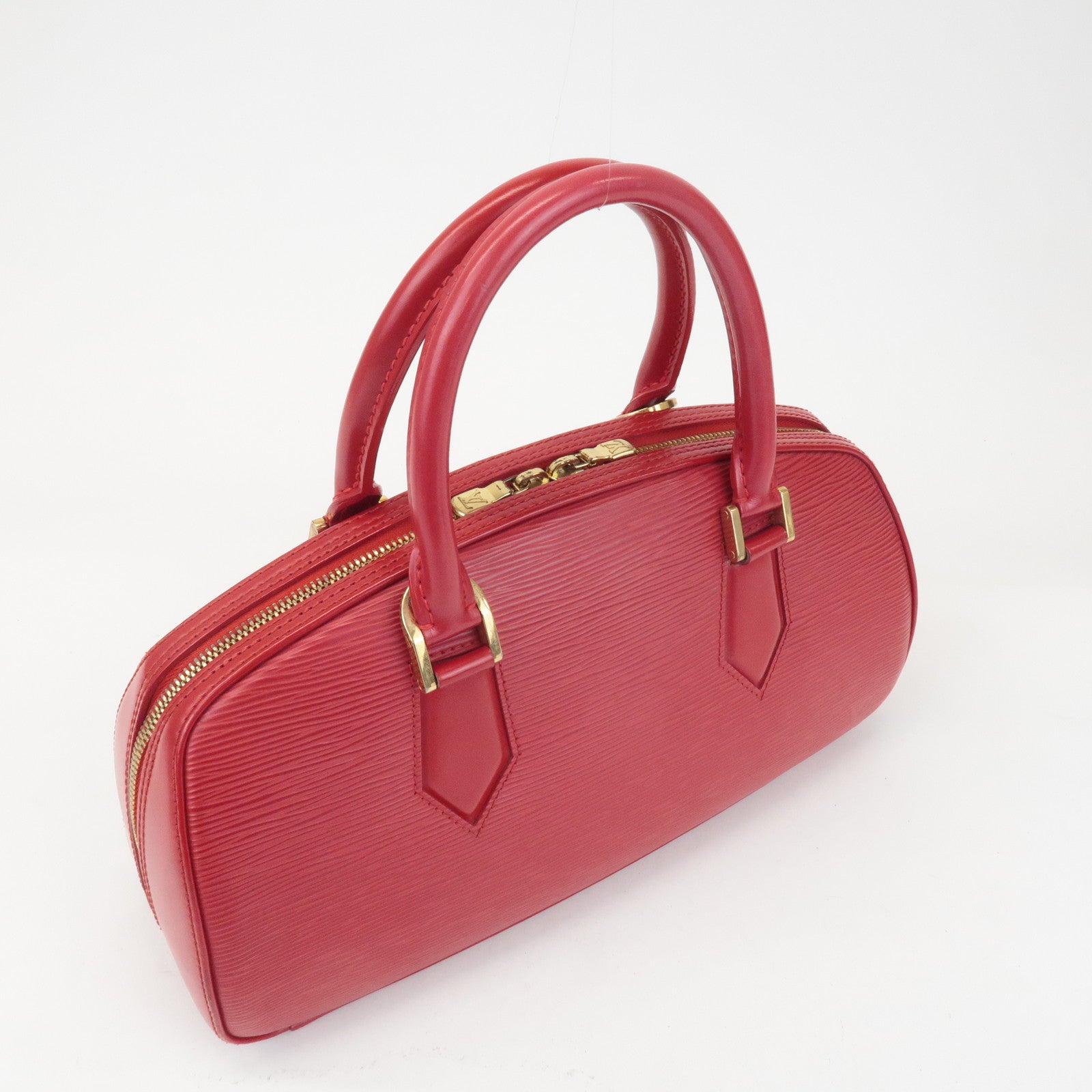 Louis Vuitton Epi Jasmine Hand Bag Castilian Red M52087 Used