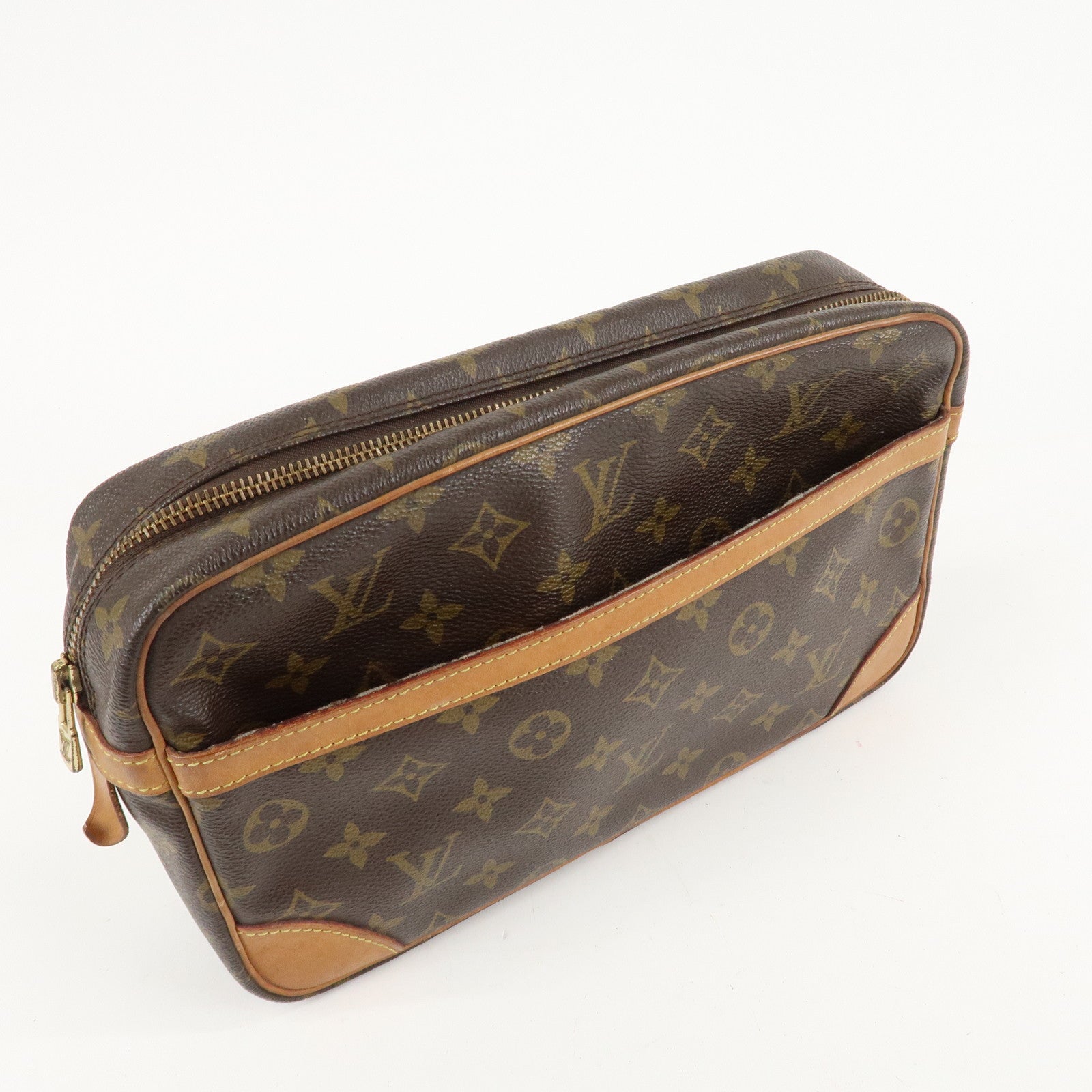 Louis Vuitton Monogram Compiegne 28 Pouch Clutch Bag M51845 Used