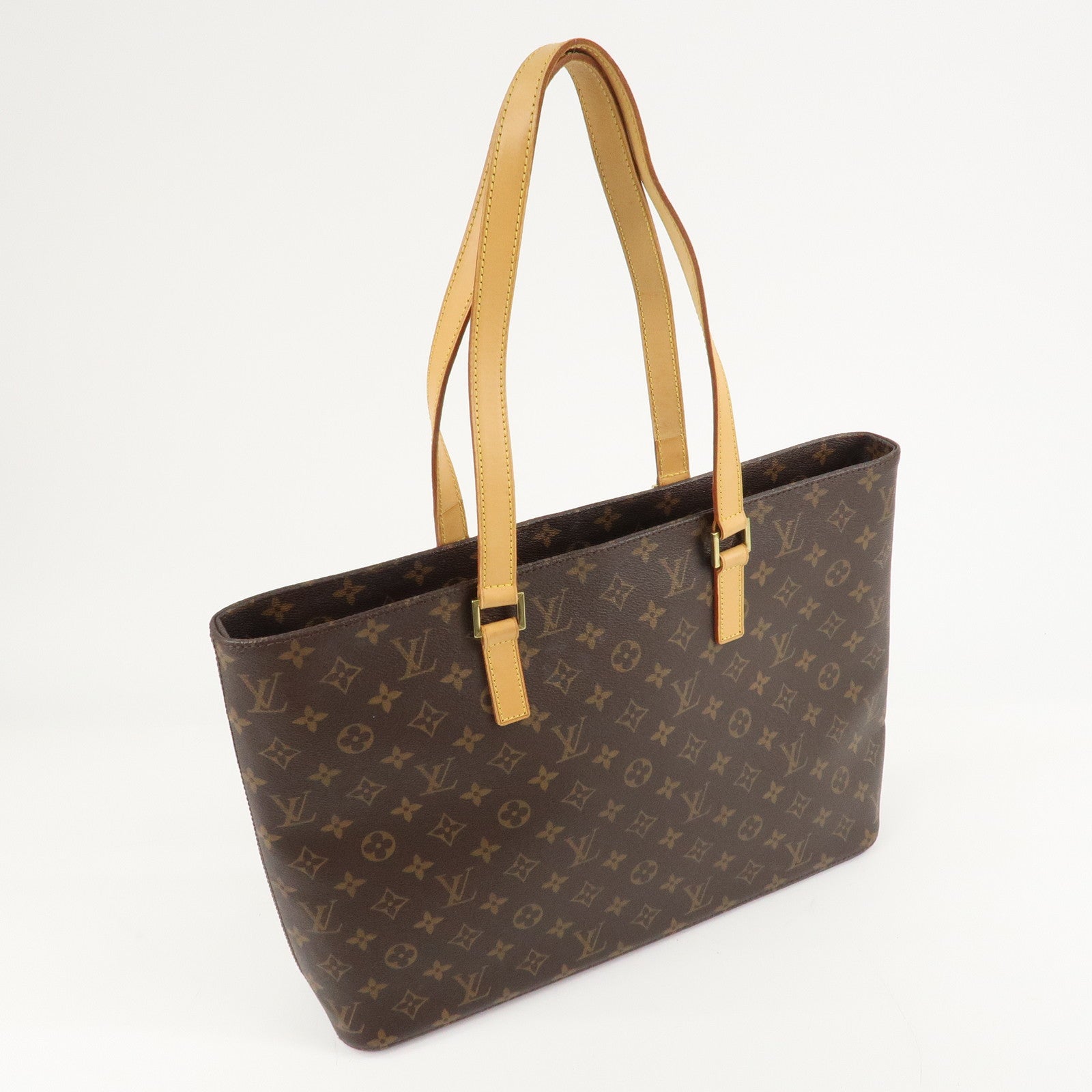 Louis Vuitton Monogram Luco Tote Bag Hand Bag Brown M51155