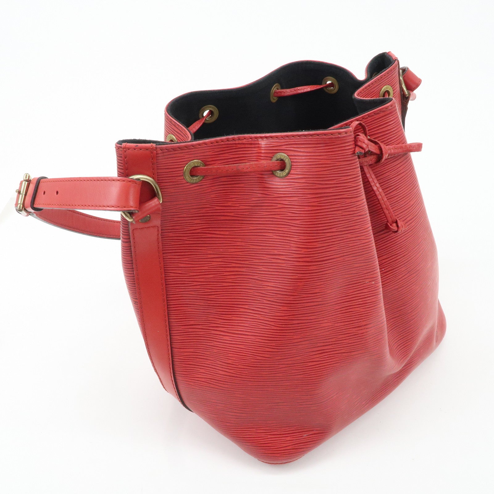 Louis Vuitton Epi Petit Noe Shoulder Bag Castilian Red M44107