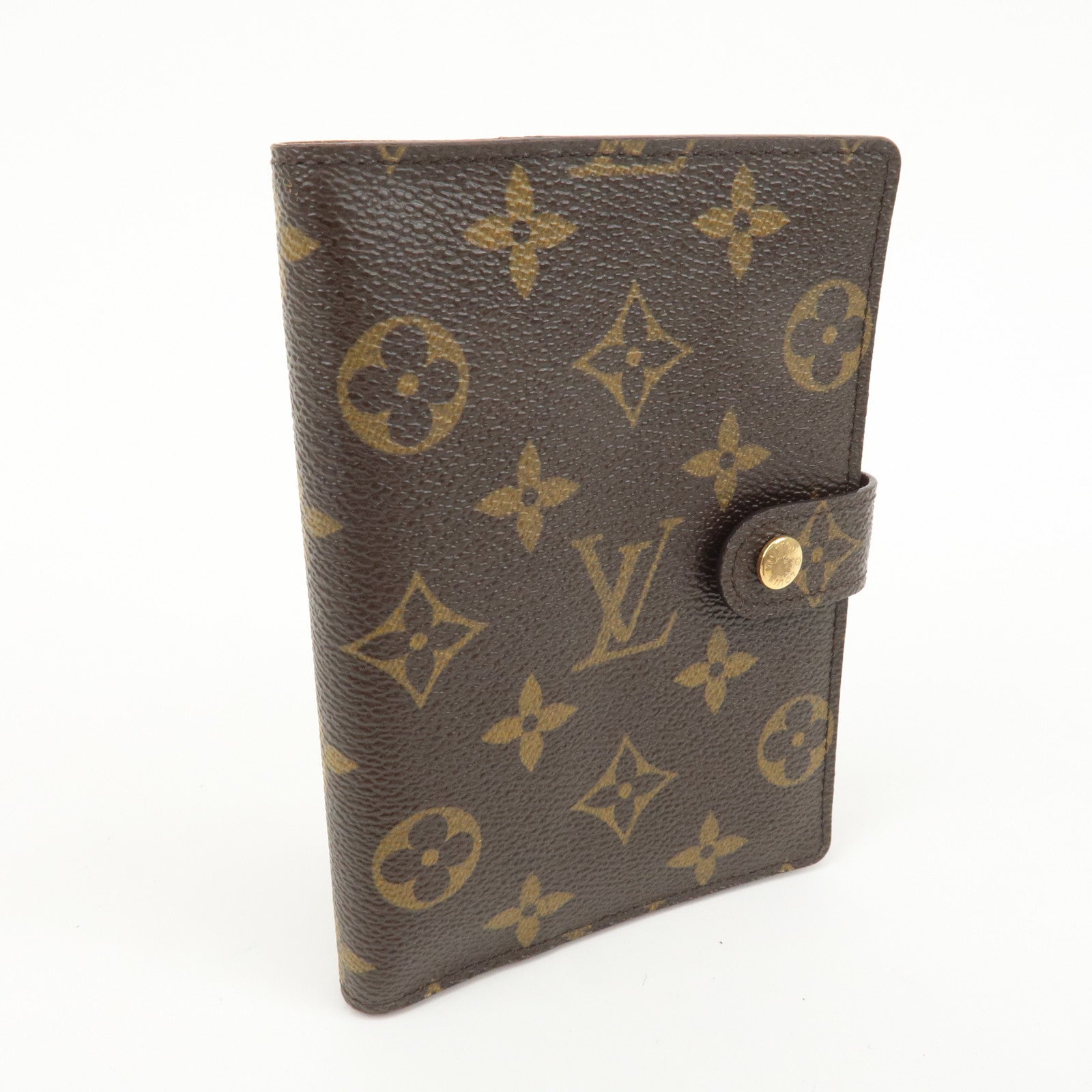 Louis Vuitton Monogram Agenda PM Planner Cover Brown R20005