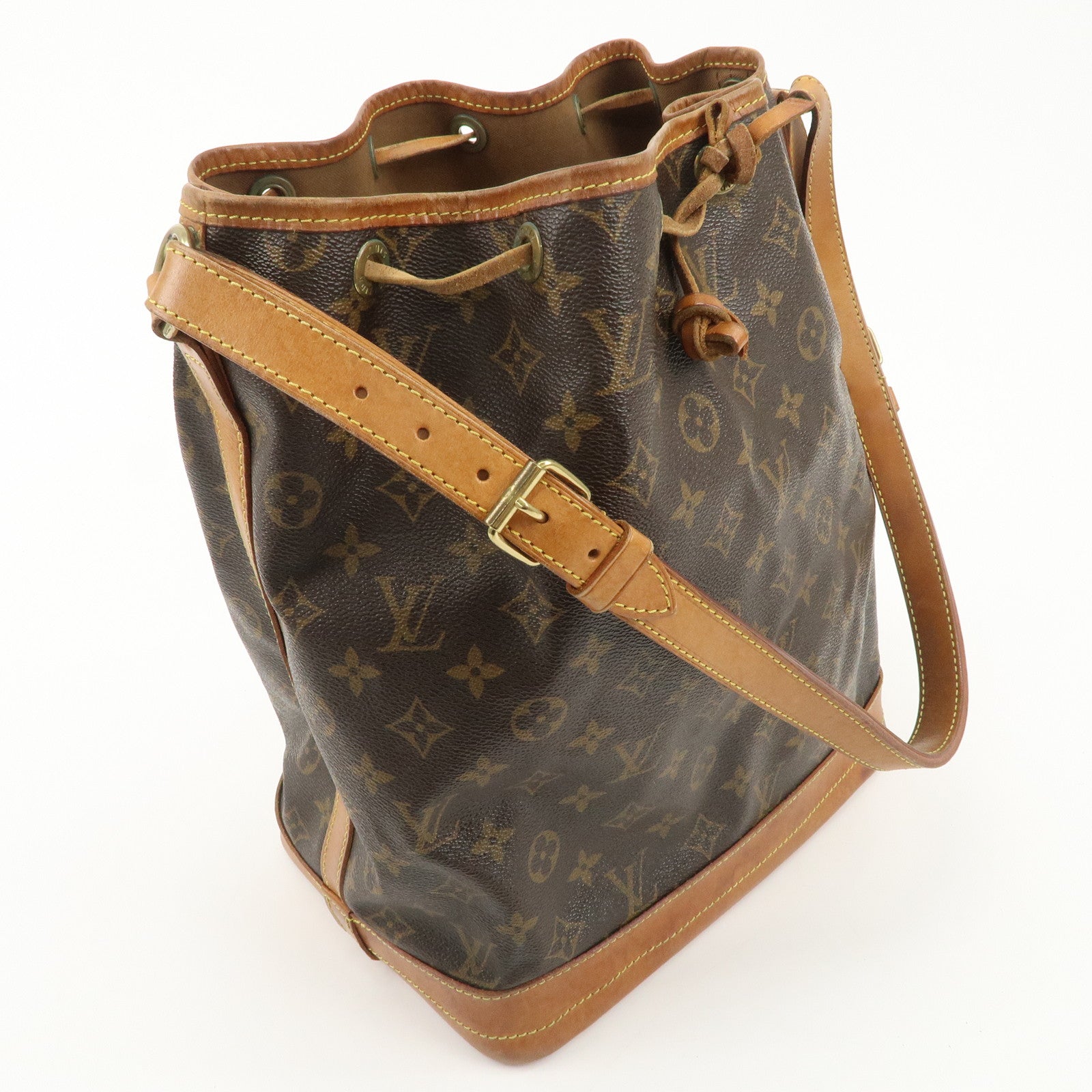 Louis Vuitton Monogram Noe Shoulder Bag Hand Bag Brown M42224