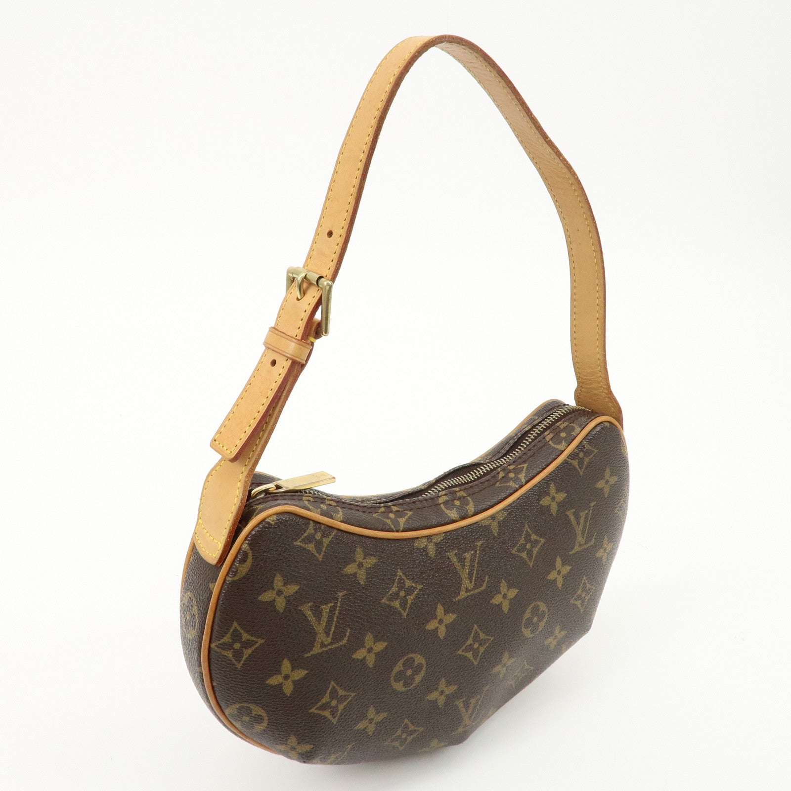 Louis Vuitton Monogram Pochette Croissant Shoulder Bag M51510 Used