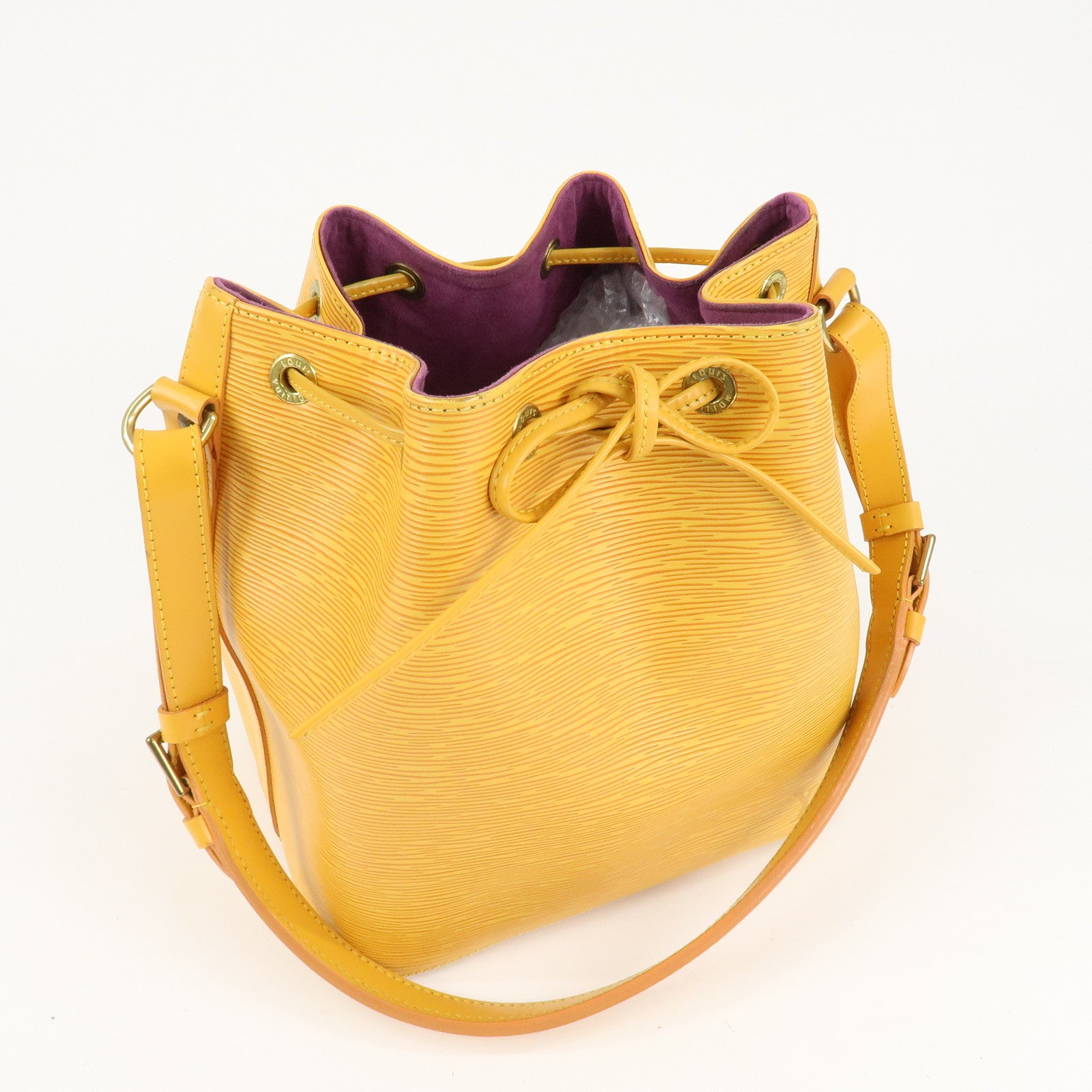 Louis Vuitton Epi Petit Noe Shoulder Bag Tassili Yellow M44109 Used