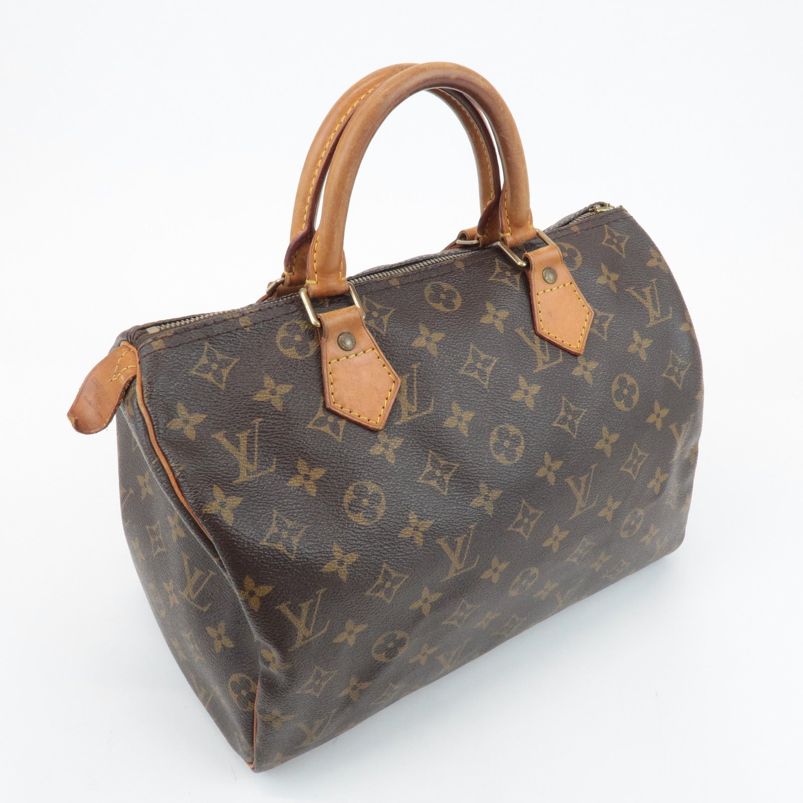 Louis Vuitton Monogram Speedy 30 Hand Bag Boston Bag M41108 Used