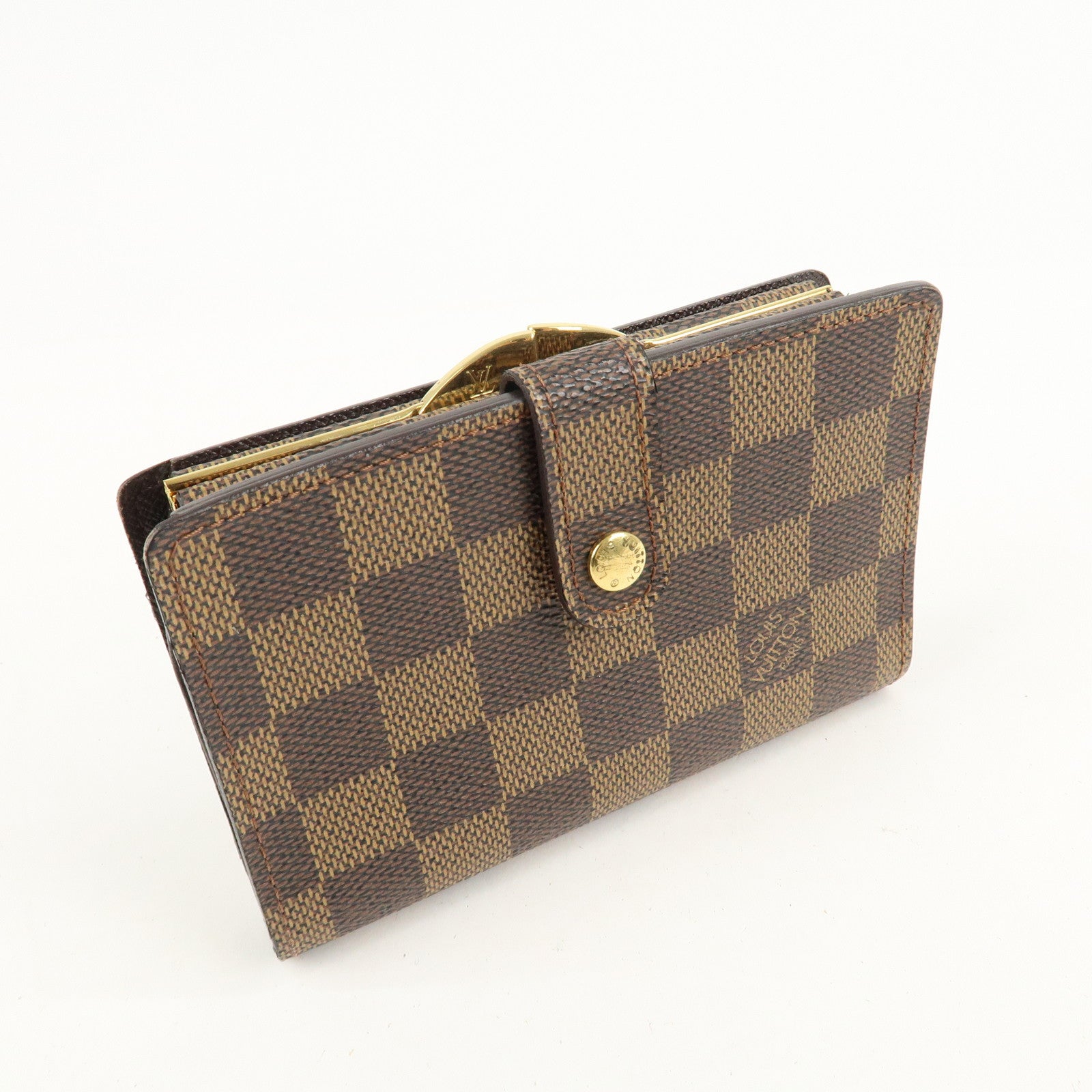 Louis Vuitton Damier Portefeuille Viennois Wallet N61674 Used