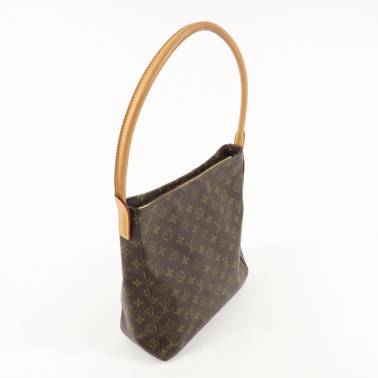 Louis Vuitton Monogram Looping GM Shoulder Bag Brown M51145