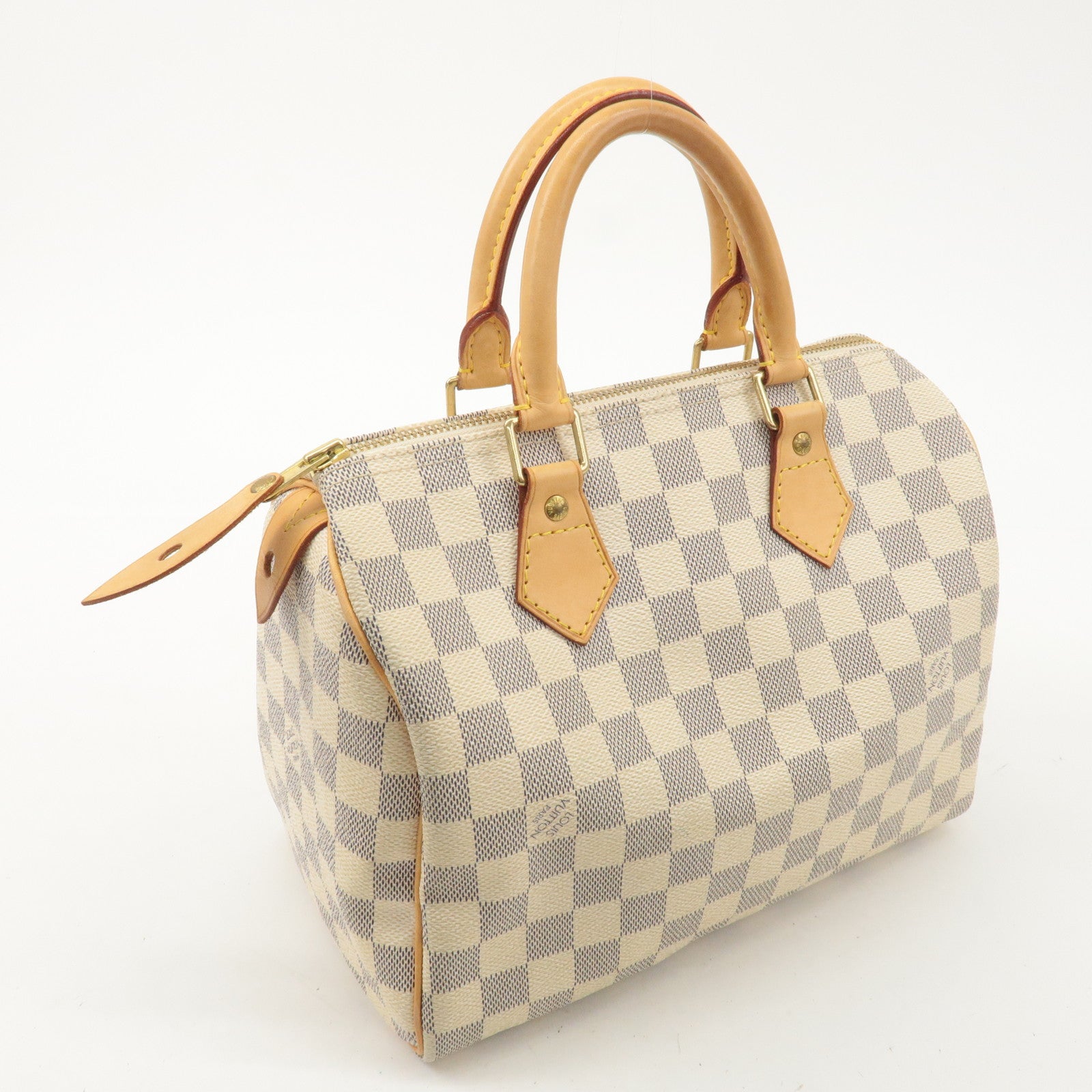 Louis Vuitton Damier Azur Speedy 25 Boston Hand Bag N41534