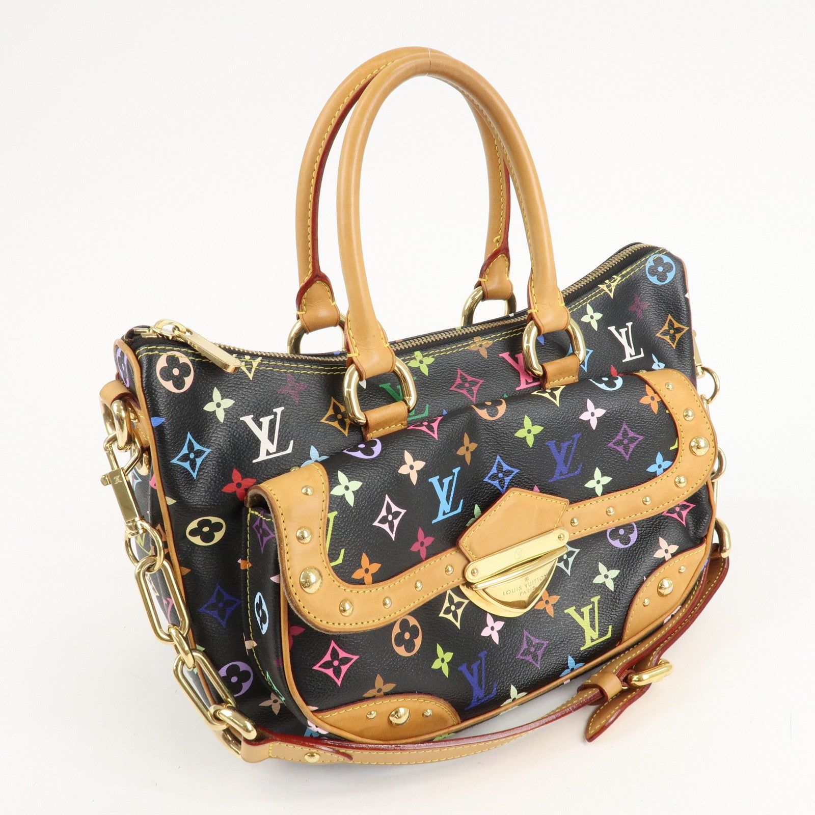 Louis Vuitton Monogram Multicolor Rita Shoulder Bag M40126 Used