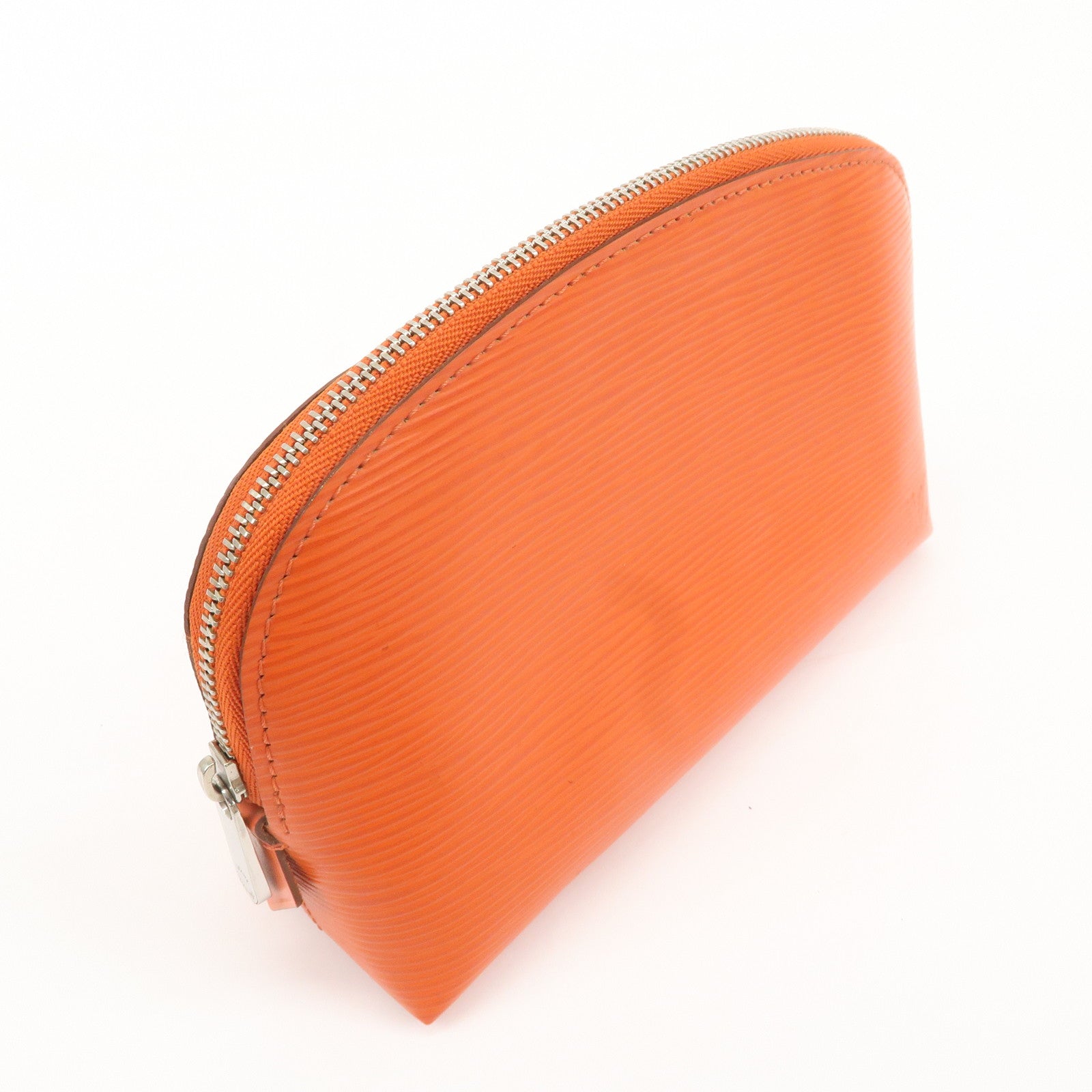 Louis Vuitton Epi Pochette Cosmetic Pouch Pimont Orange Used