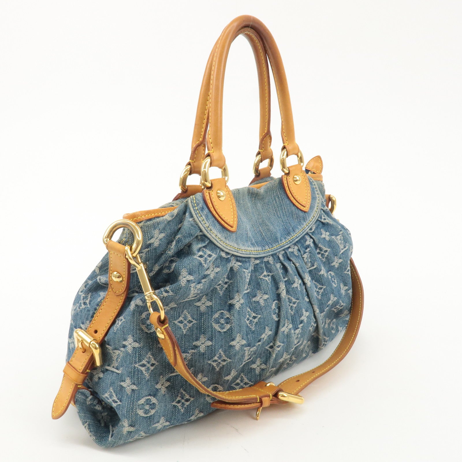 Louis Vuitton Monogram Denim Neo Cabby MM 2Way Bag M95349