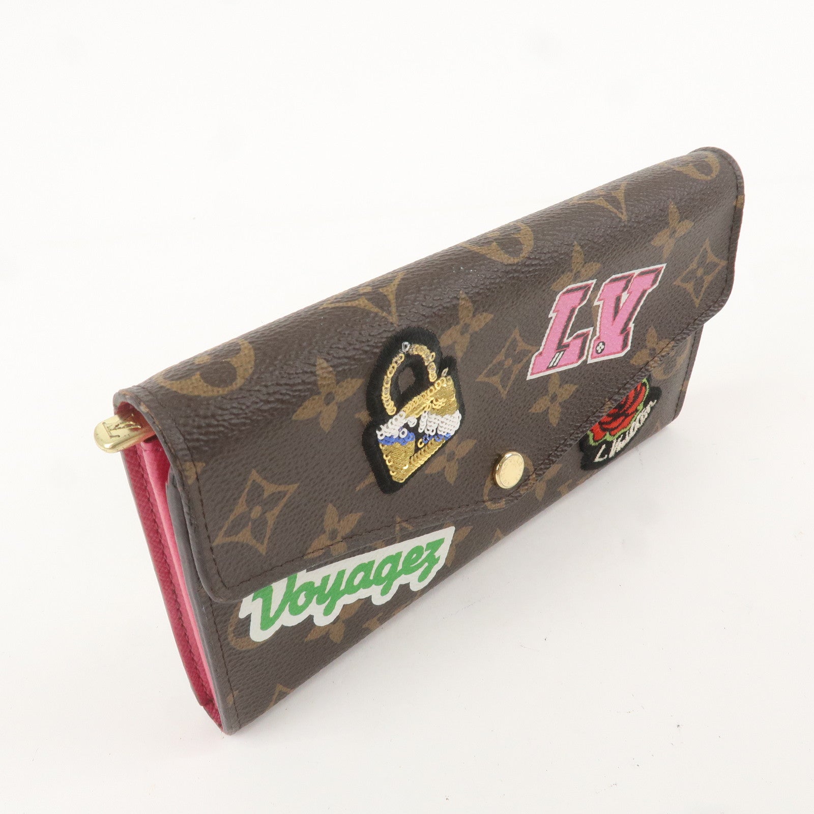 Louis Vuitton Monogram Patchies Portefeuille Sarah M63318