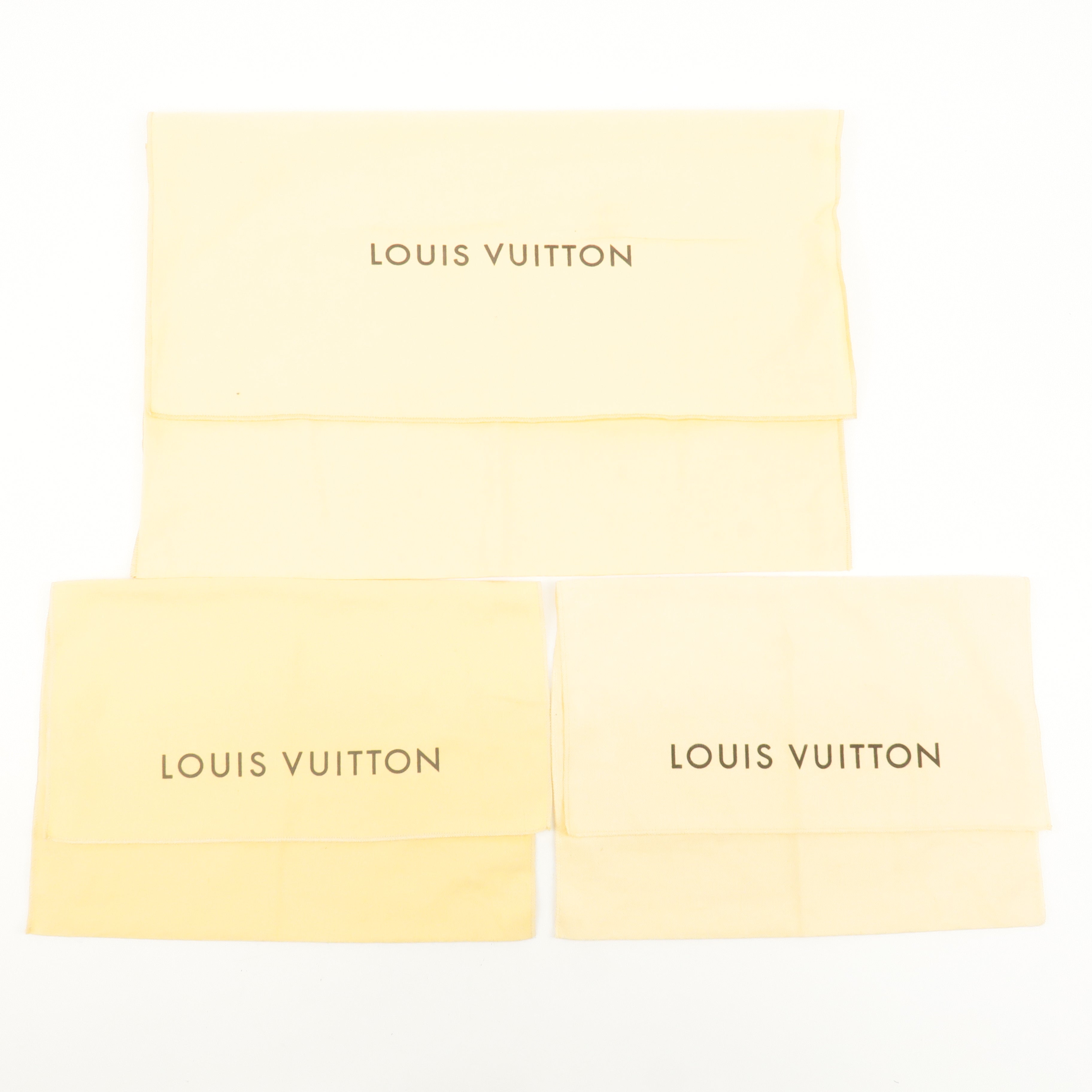 Louis Vuitton Set of 10 Storage Bag Dust Bag Beige