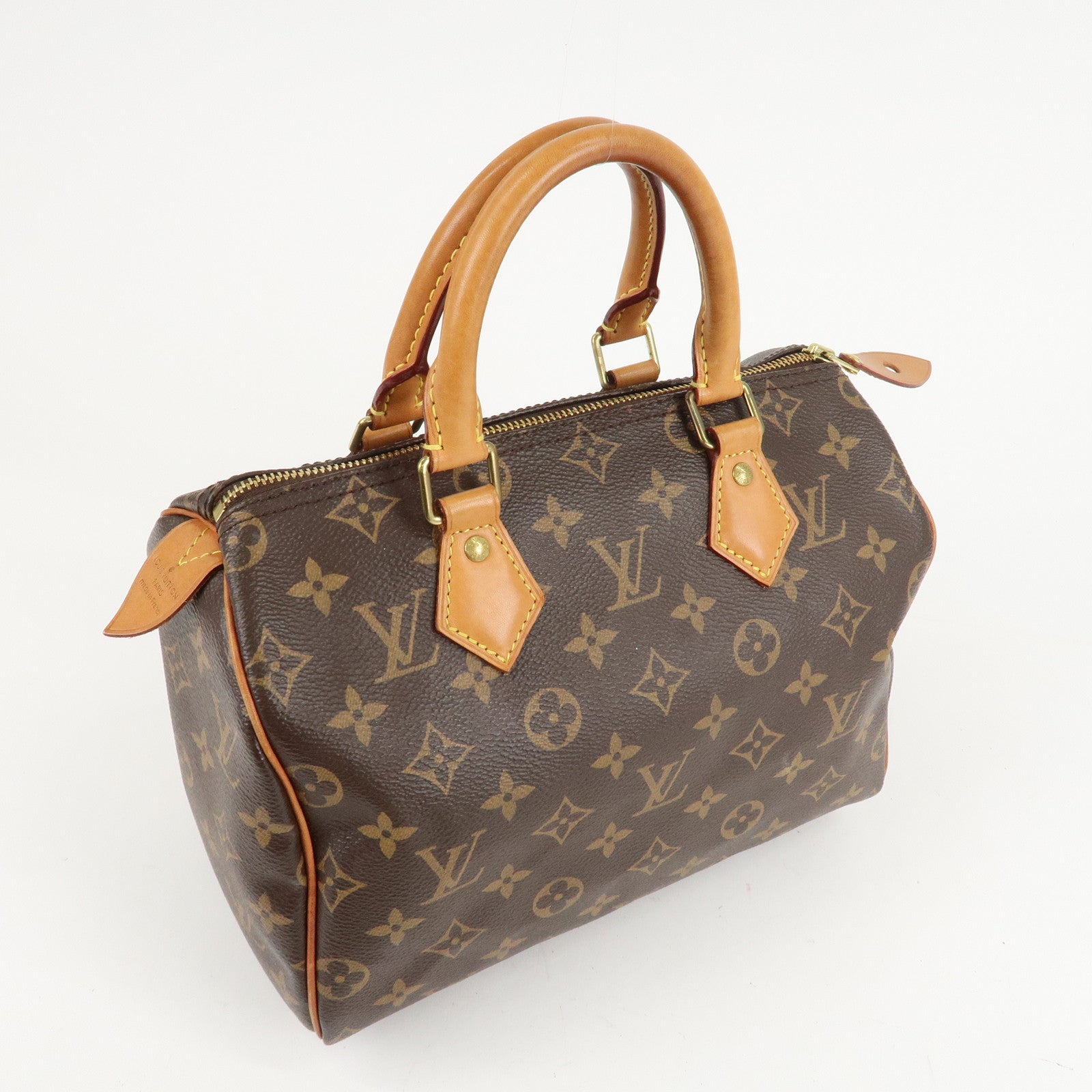 Louis Vuitton Monogram Speedy 25 Hand Bag Boston Bag M41109 Used