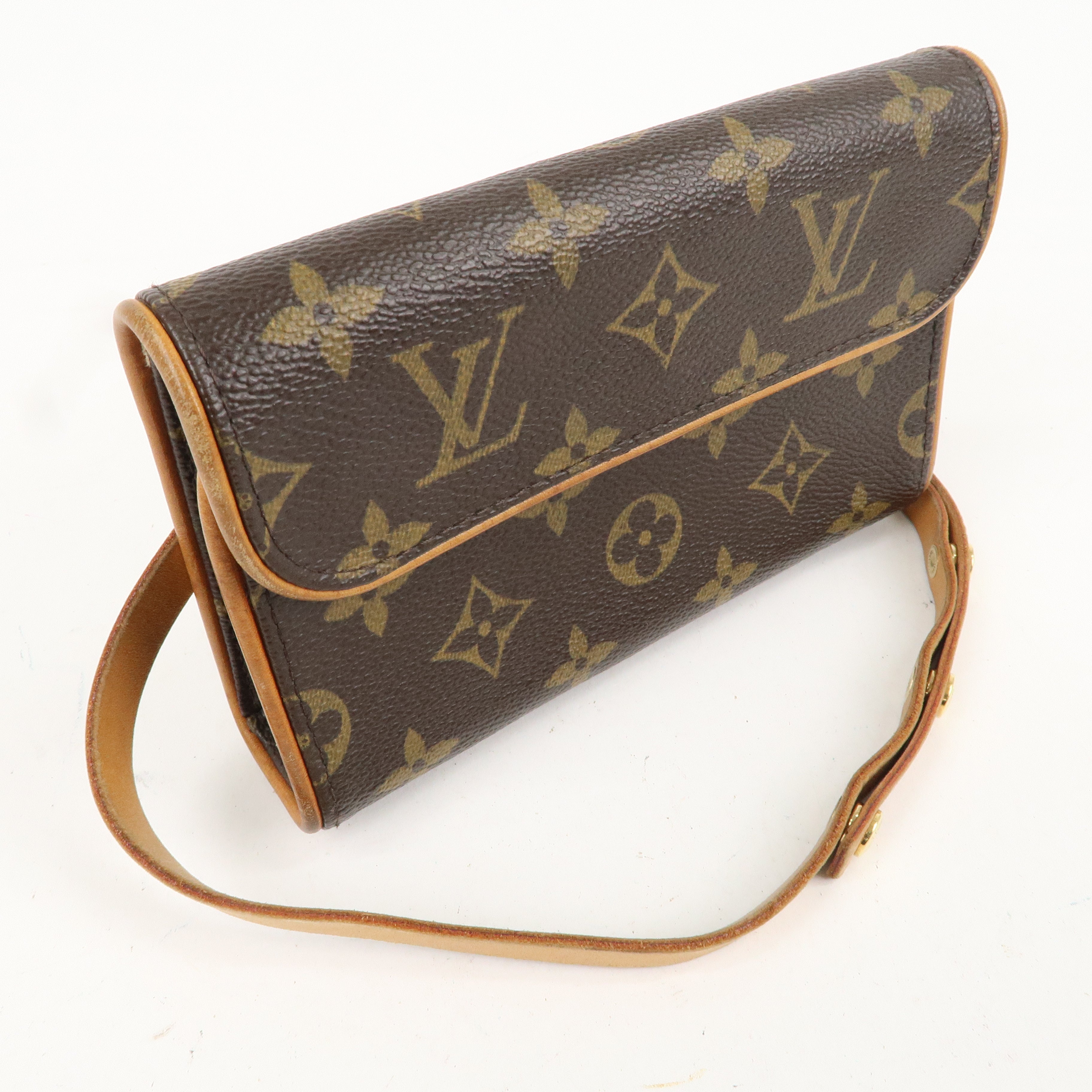 Louis Vuitton Monogram Pochette Florentine WaistBag Belt XS M51855