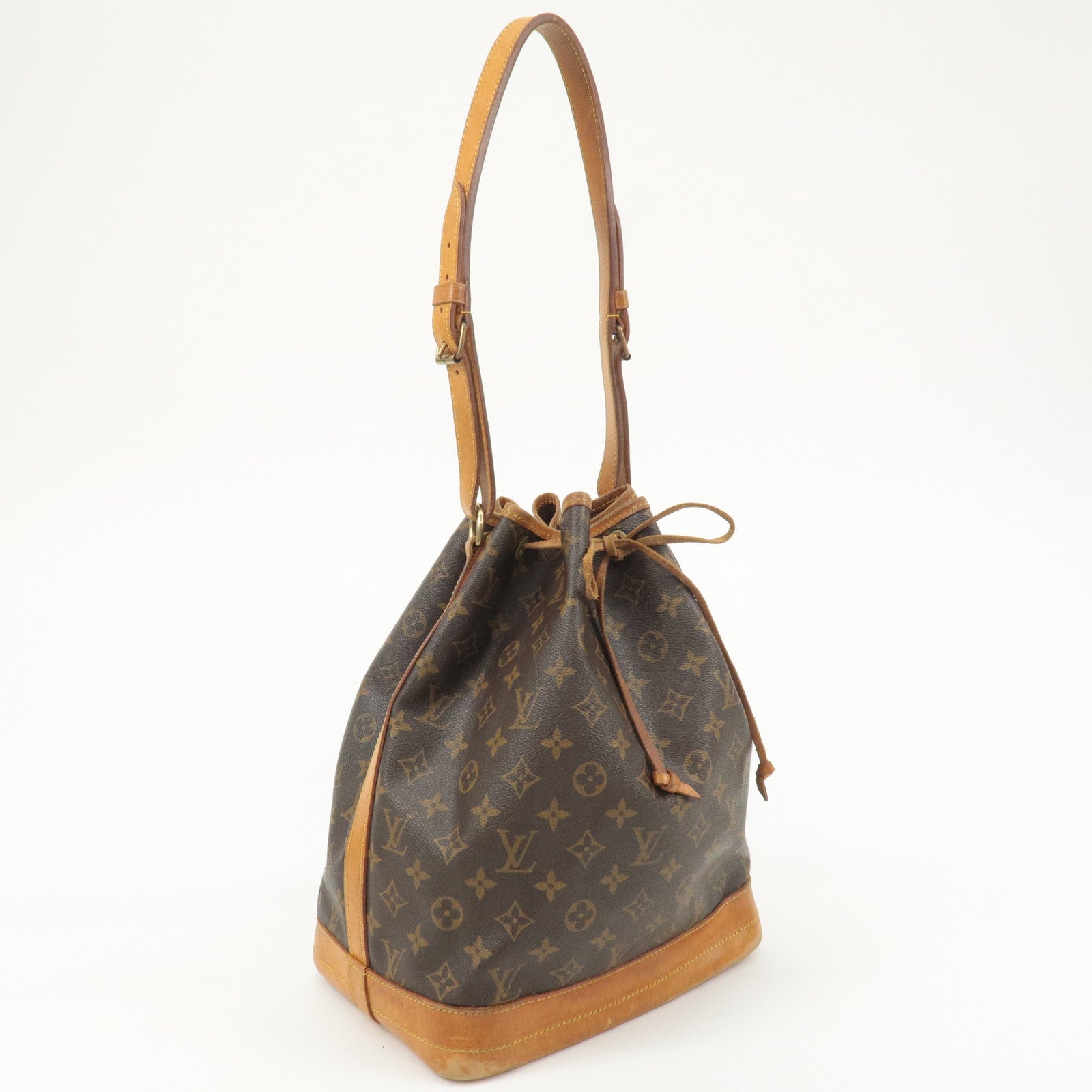 Louis Vuitton Monogram Noe Shoulder Bag Hand Bag Brown M42224