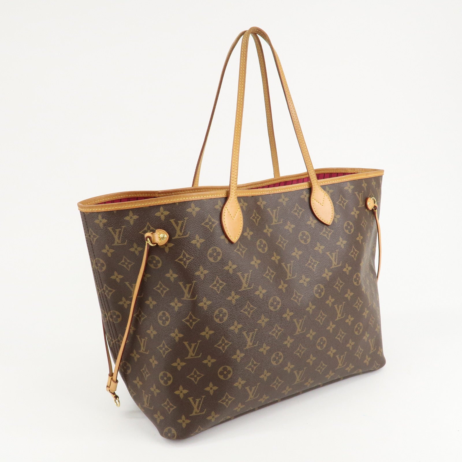 Louis Vuitton Monogram Neverfull GM Pivoine Shoulder Bag M41180 Used