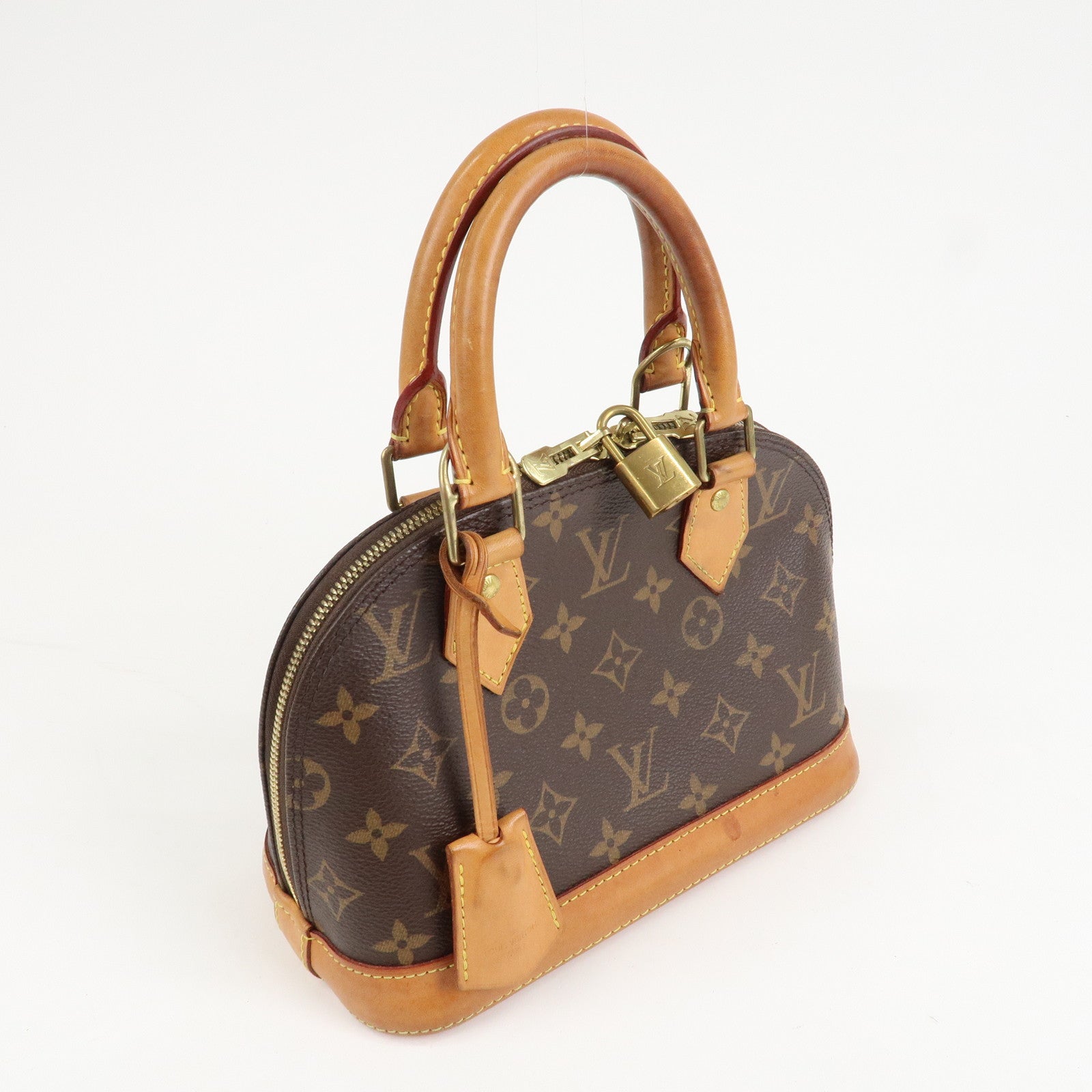 Louis Vuitton Monogram Alma BB 2 Way Hand Bag M53152 Used