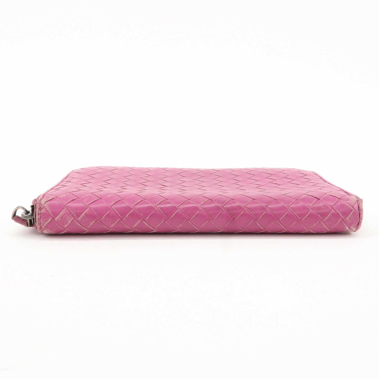 BOTTEGA VENETA Set of 2 Intrecciato Leather Wallet Pink