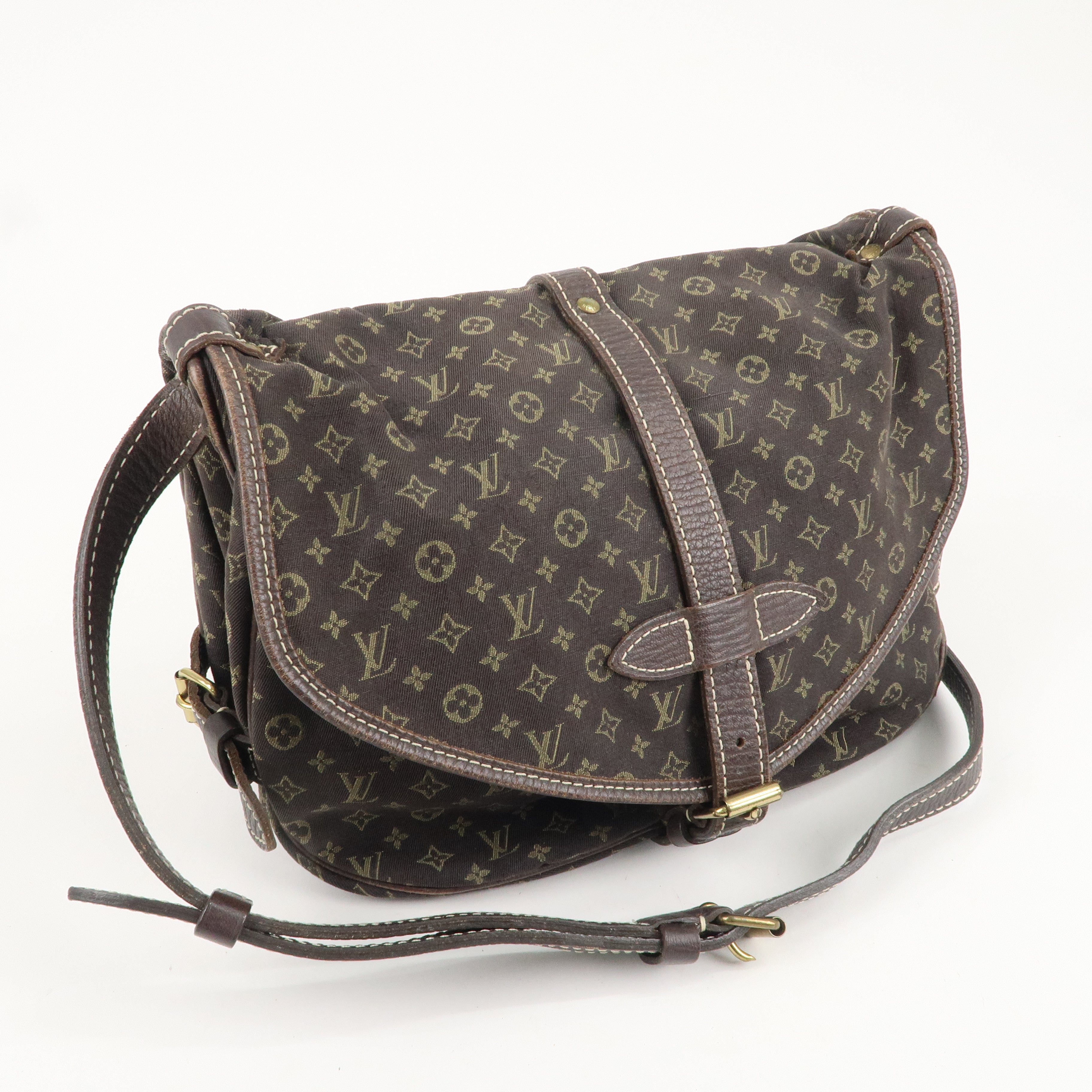 Louis Vuitton Monogram Minilin Saumur 30 Shoulder Bag M95227