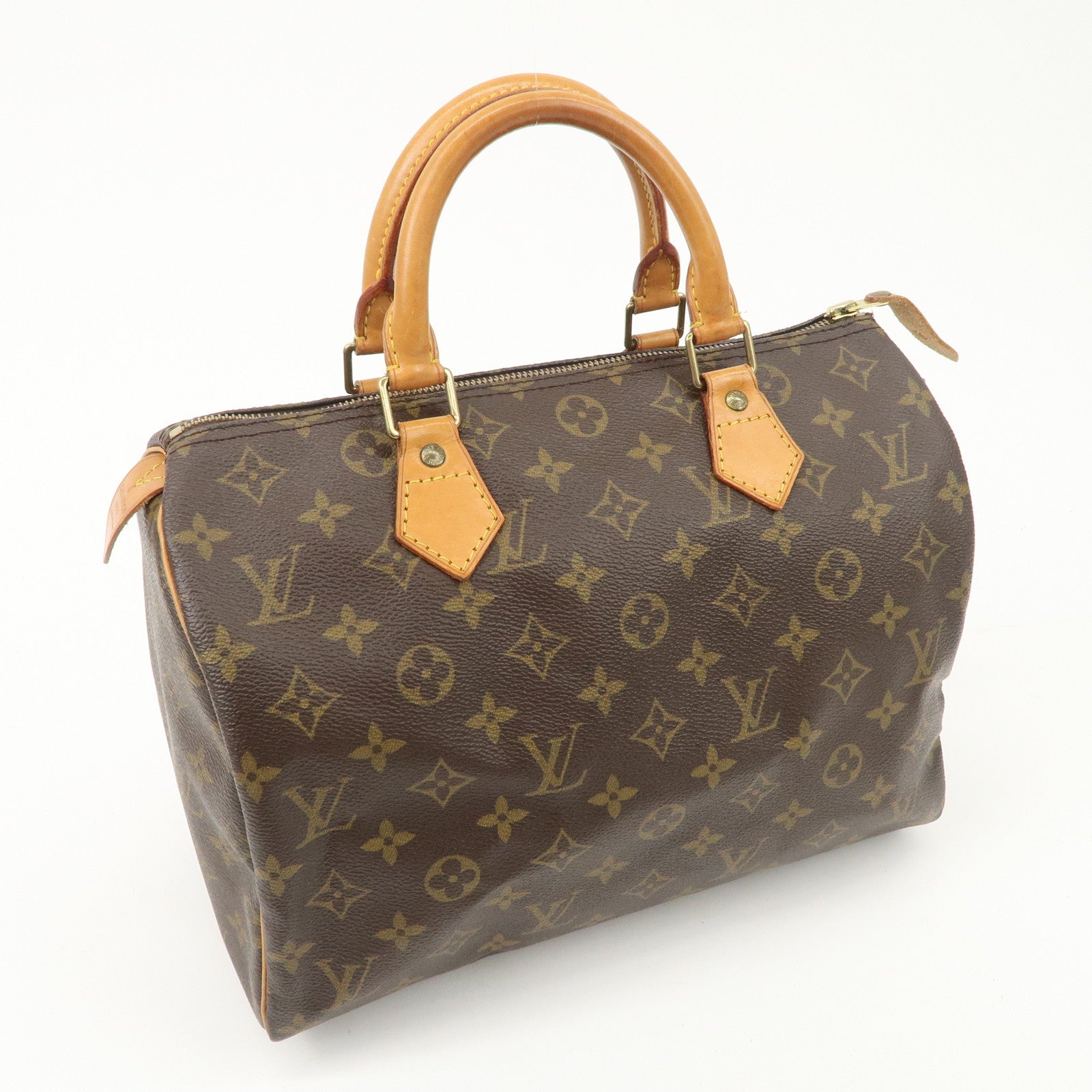 Louis Vuitton Monogram Speedy 30 Hand Bag Boston Bag M41526 Used