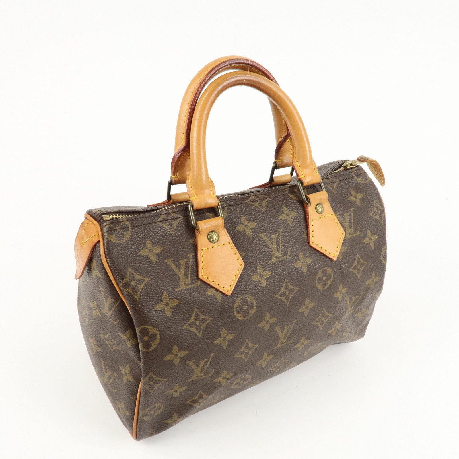 Louis Vuitton Monogram Speedy 25 Hand Bag Boston Bag M41528 Used