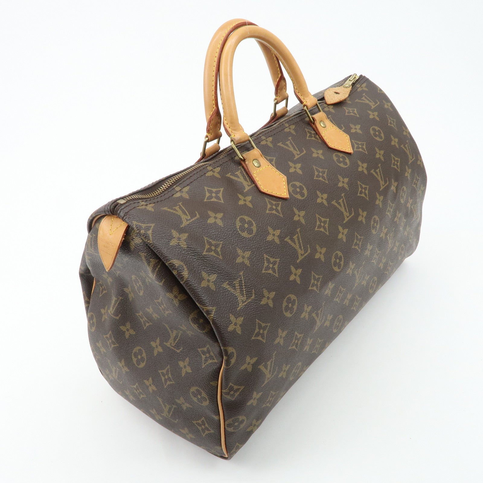 Louis Vuitton Monogram Speedy 40 Hand Bag Boston Bag M41522 Used