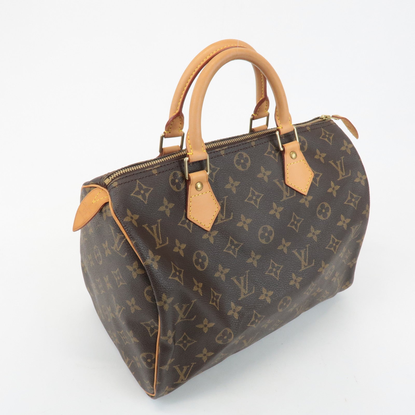 Louis Vuitton Monogram Speedy 30 Hand Bag Boston Bag M41526 Used