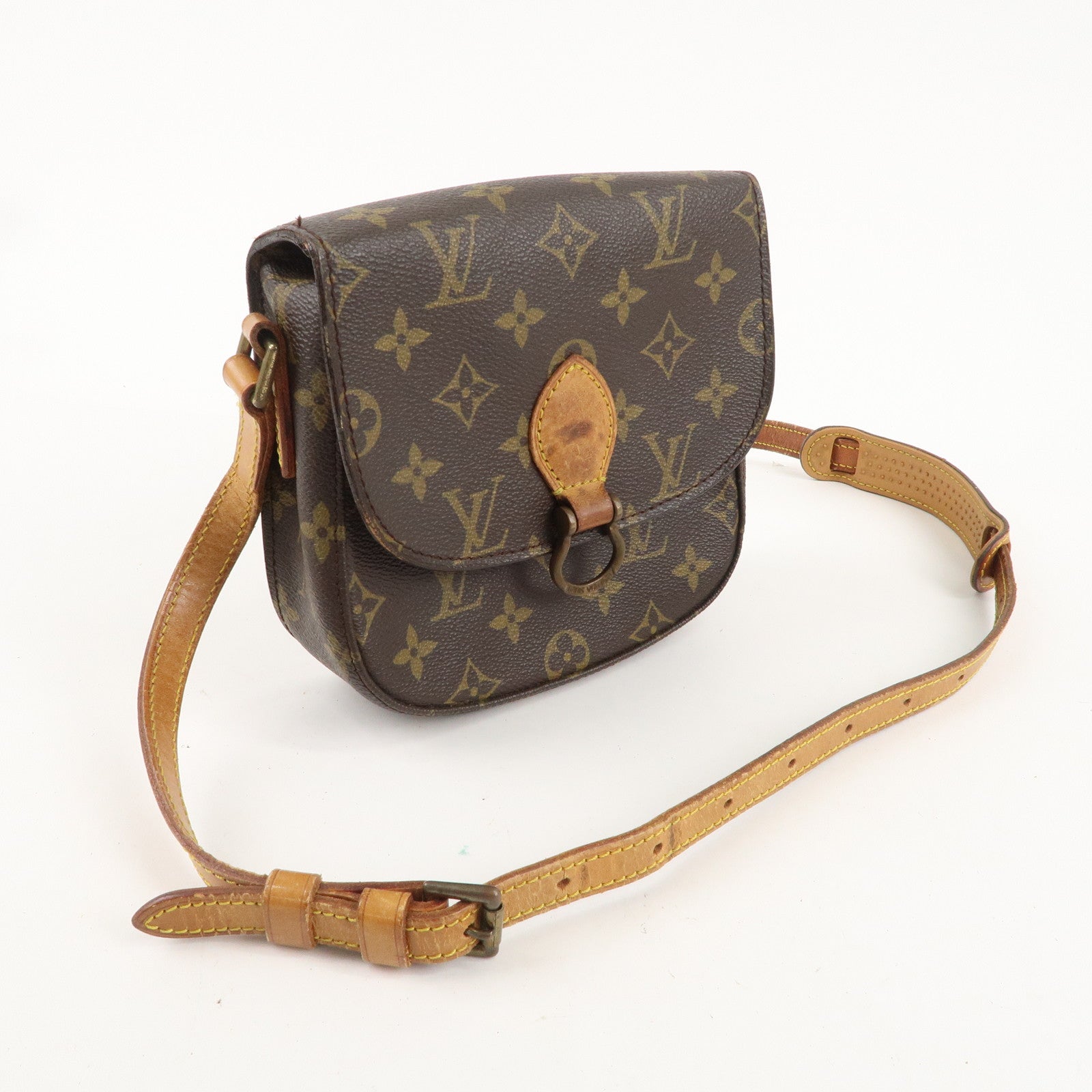 Louis Vuitton Monogram Saint Cloud PM Shoulder Bag M51244