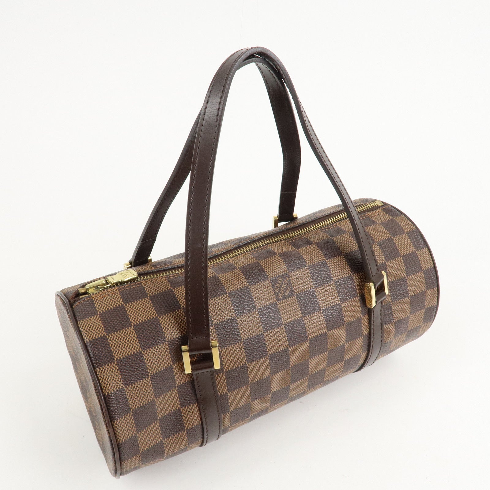 Louis Vuitton Damier Ebene Papillon 26 Hand Bag Brown N51304