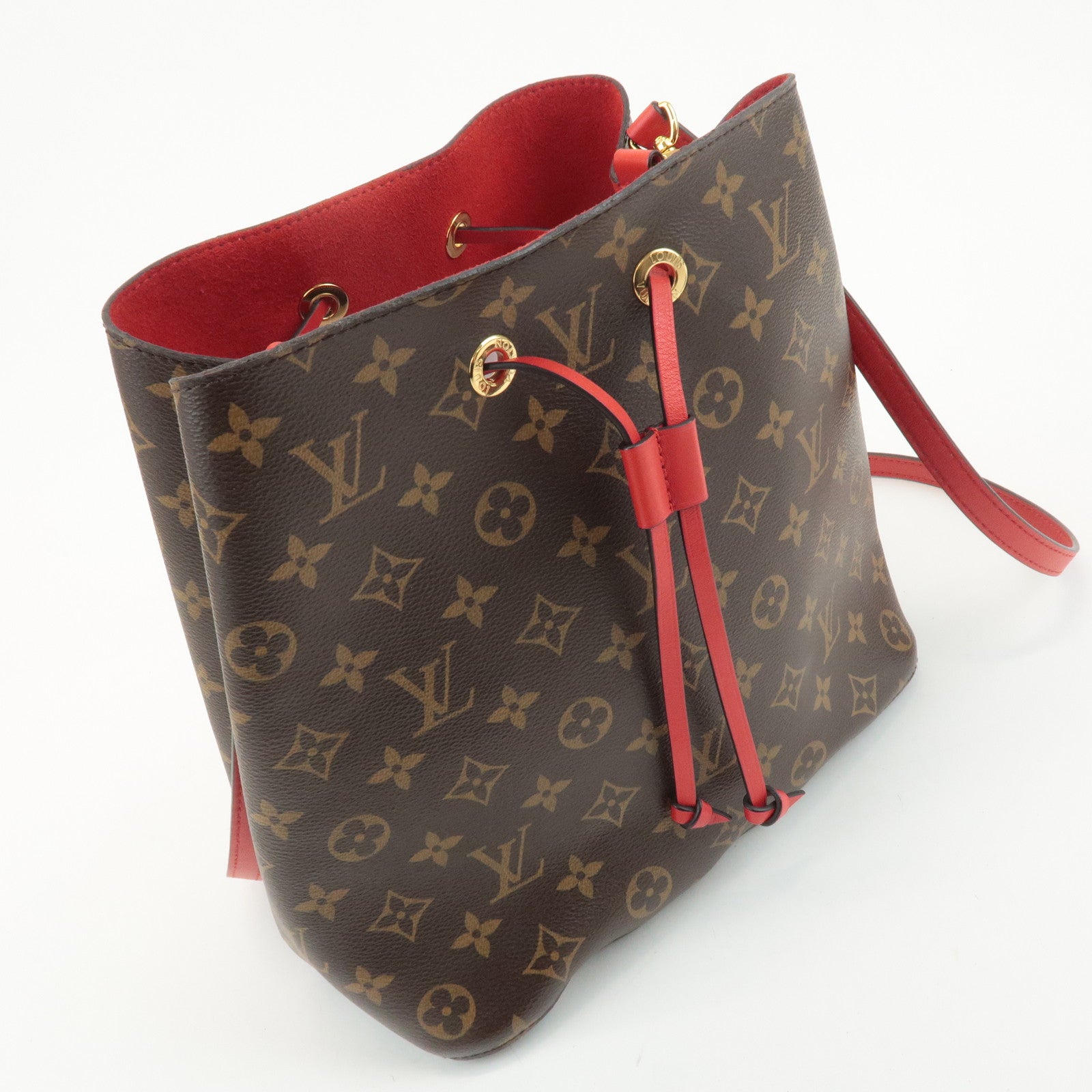 Louis Vuitton Monogram Neo Noe Shoulder Bag Brown M44021 Used