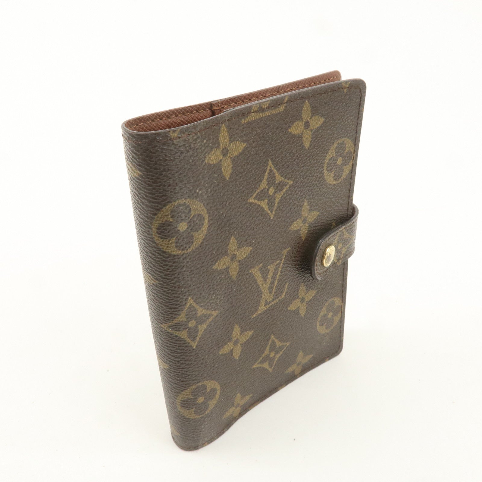 Louis Vuitton Monogram Agenda PM Planner Cover Brown R20005